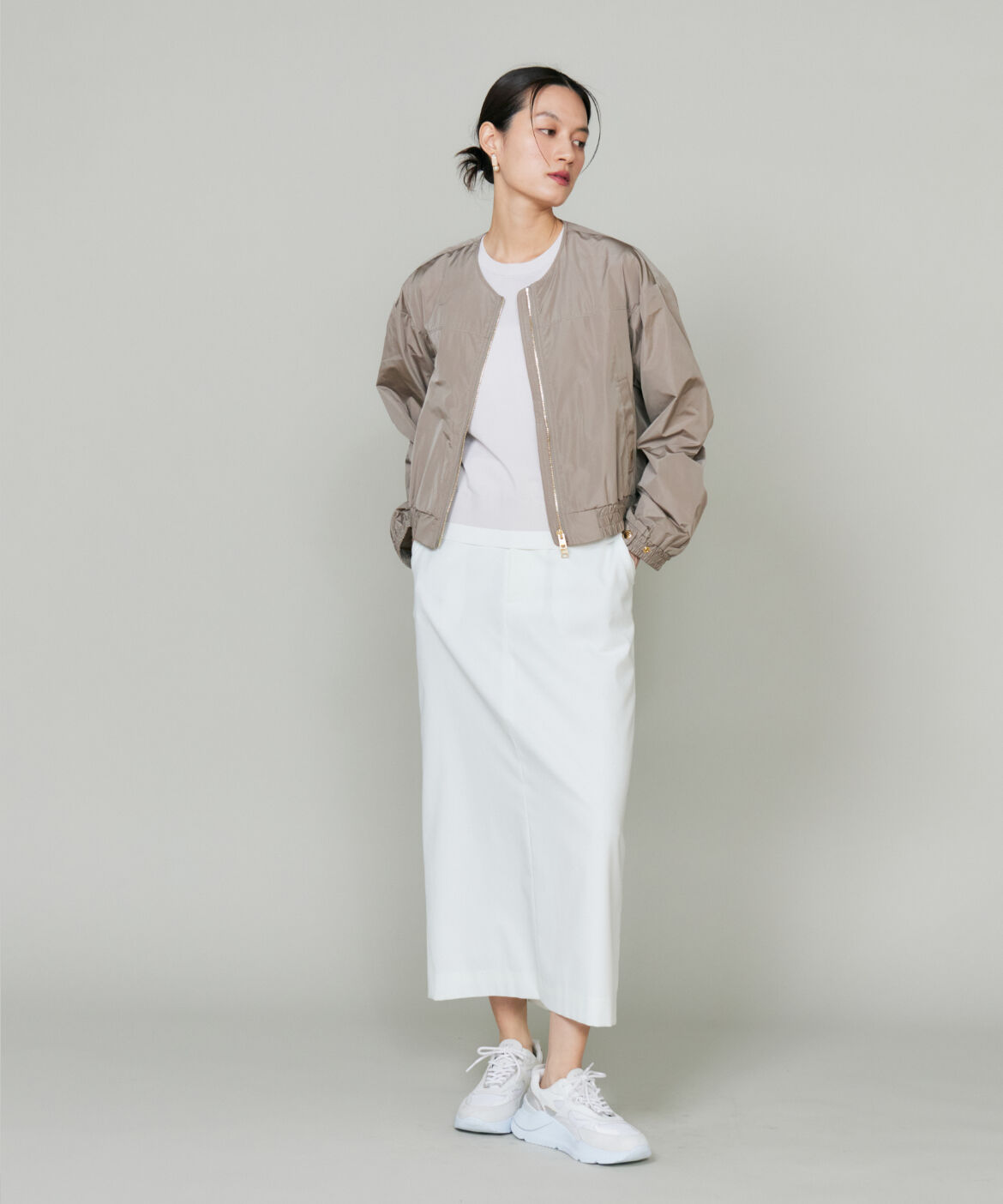 INED「ノーカラーブルゾン ELYS JACKET《WOOLRICH》」|その他|