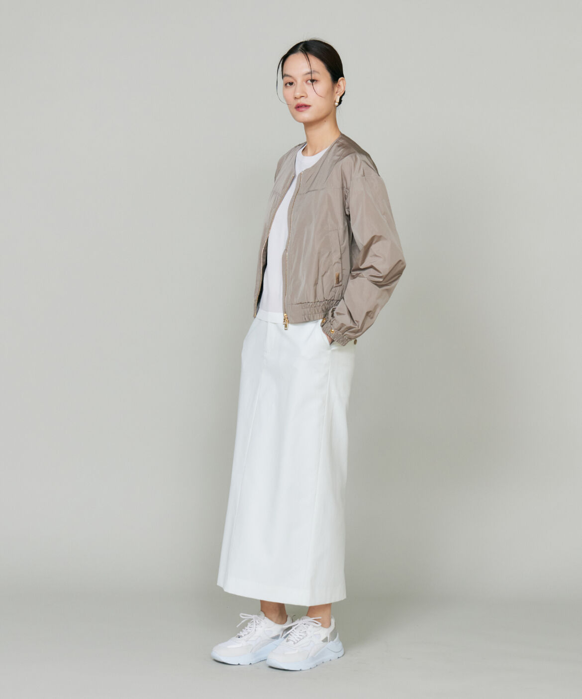 INED「ノーカラーブルゾン ELYS JACKET《WOOLRICH》」|その他|