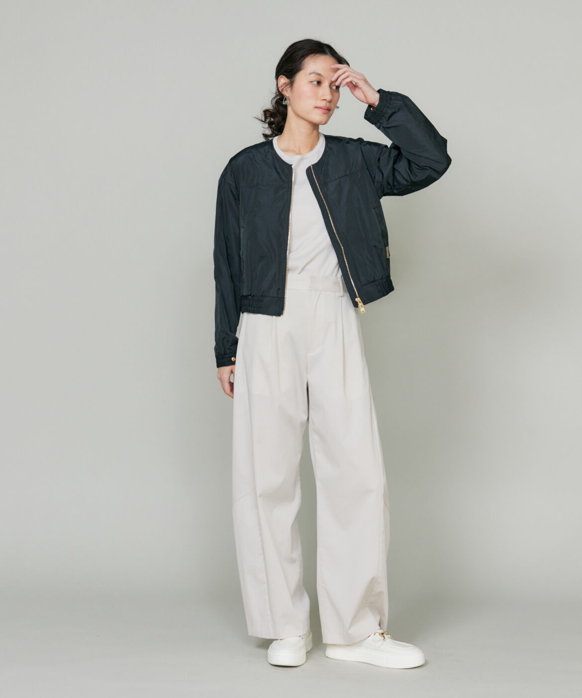 INED「ノーカラーブルゾン ELYS JACKET《WOOLRICH》」|その他|