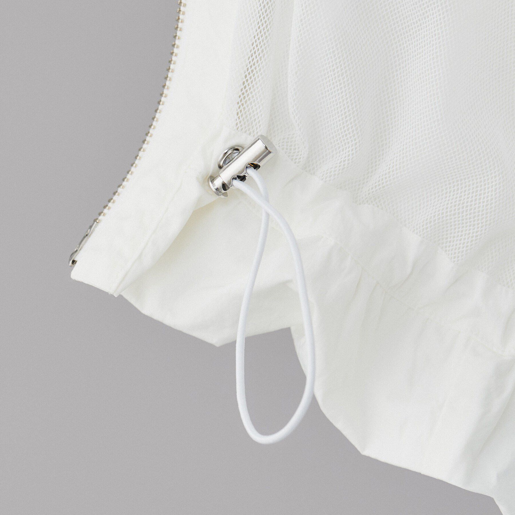 UNTITLED「【MARILYN MOON】プリーツナイロンシアーバルーンブルゾン」|ブルゾン・スタジャン|