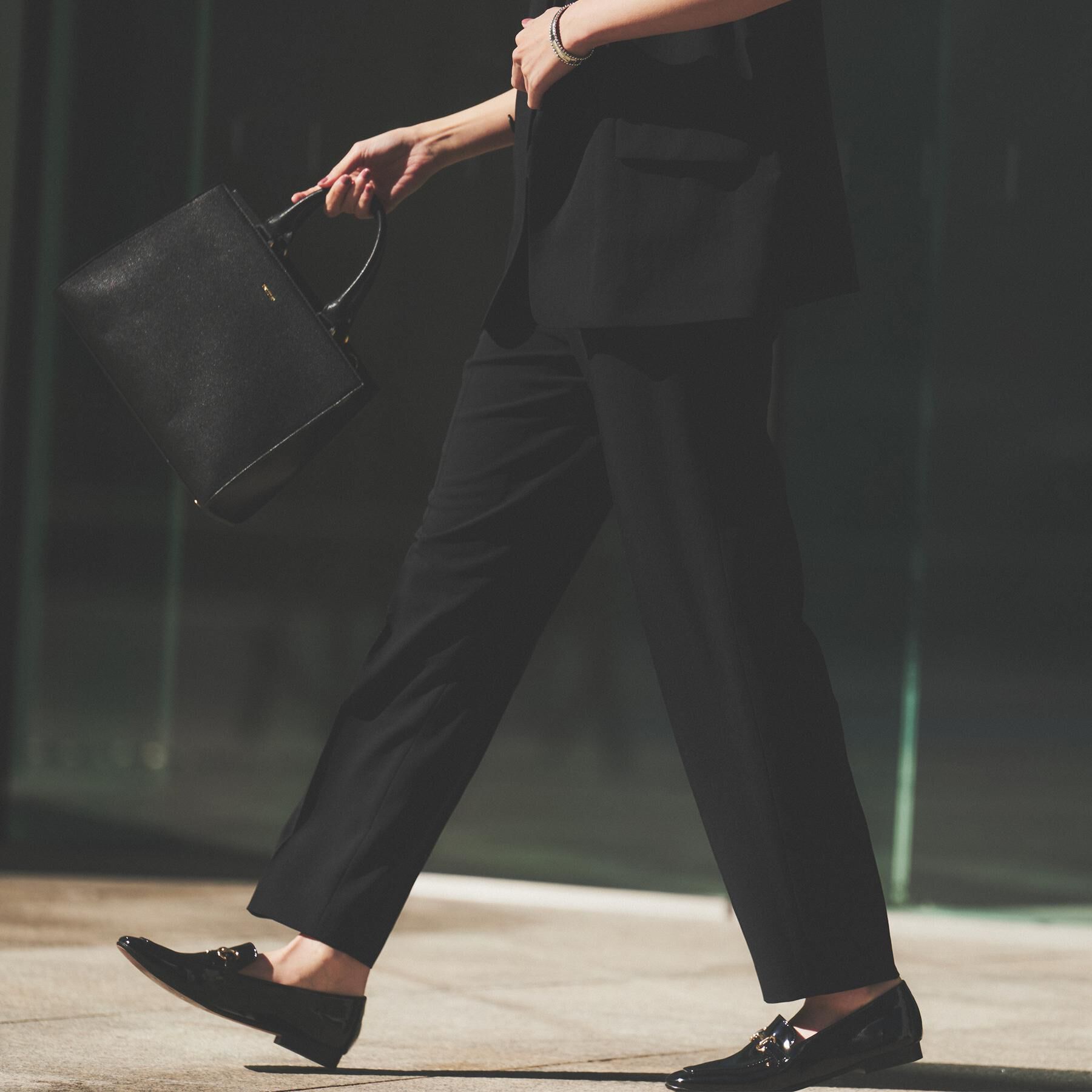 UNTITLED「【セットアップ可能/接触冷感/イージーケア/ウエストゴム仕様】リラクミスト テーパードパンツ」|その他|