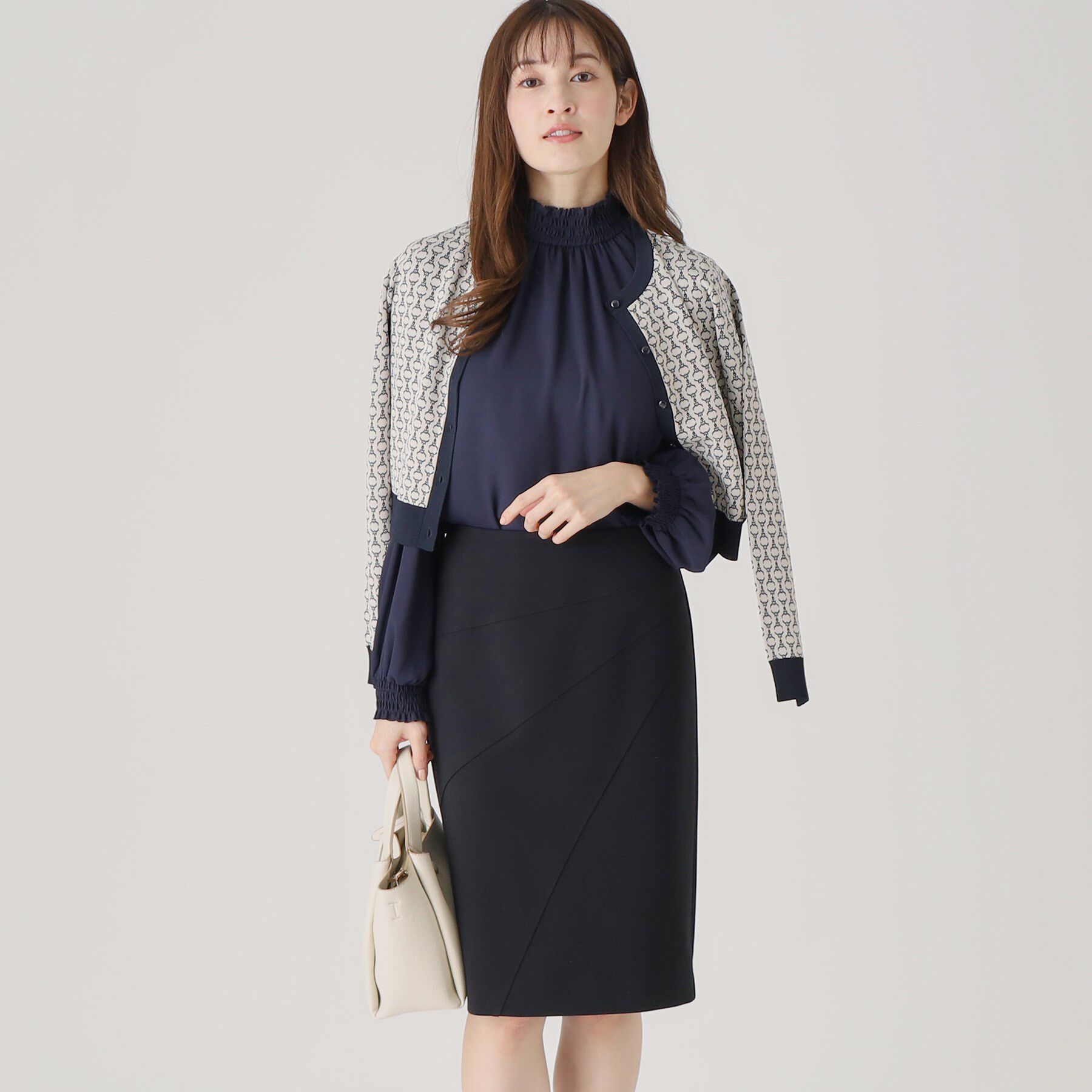 COUP DE CHANCE「【洗える／日本製】タイトスカート」|スカート|ブラック(019)