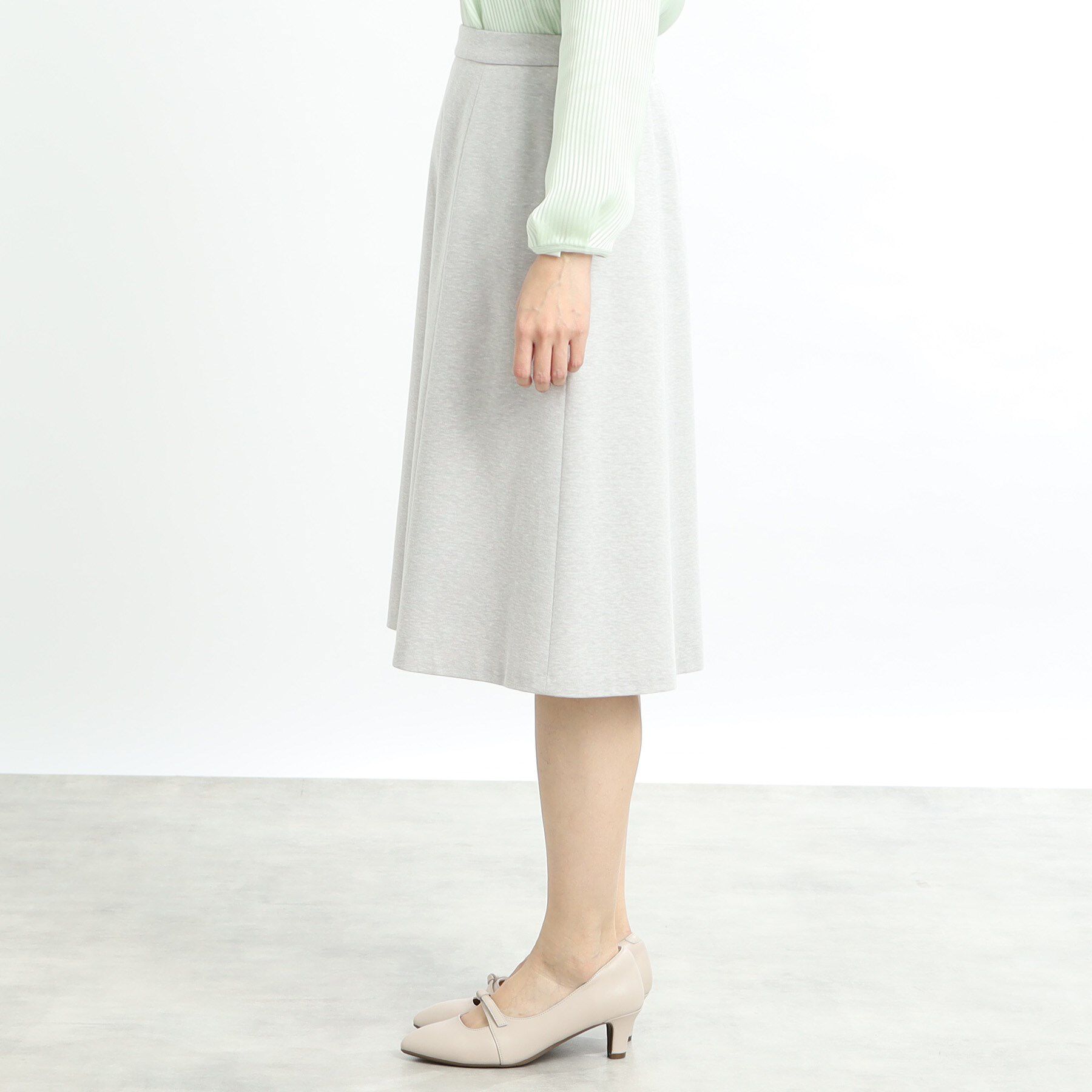 Reflect「【匠シリーズ／洗える】ソフトフレアスカート」|スカート|