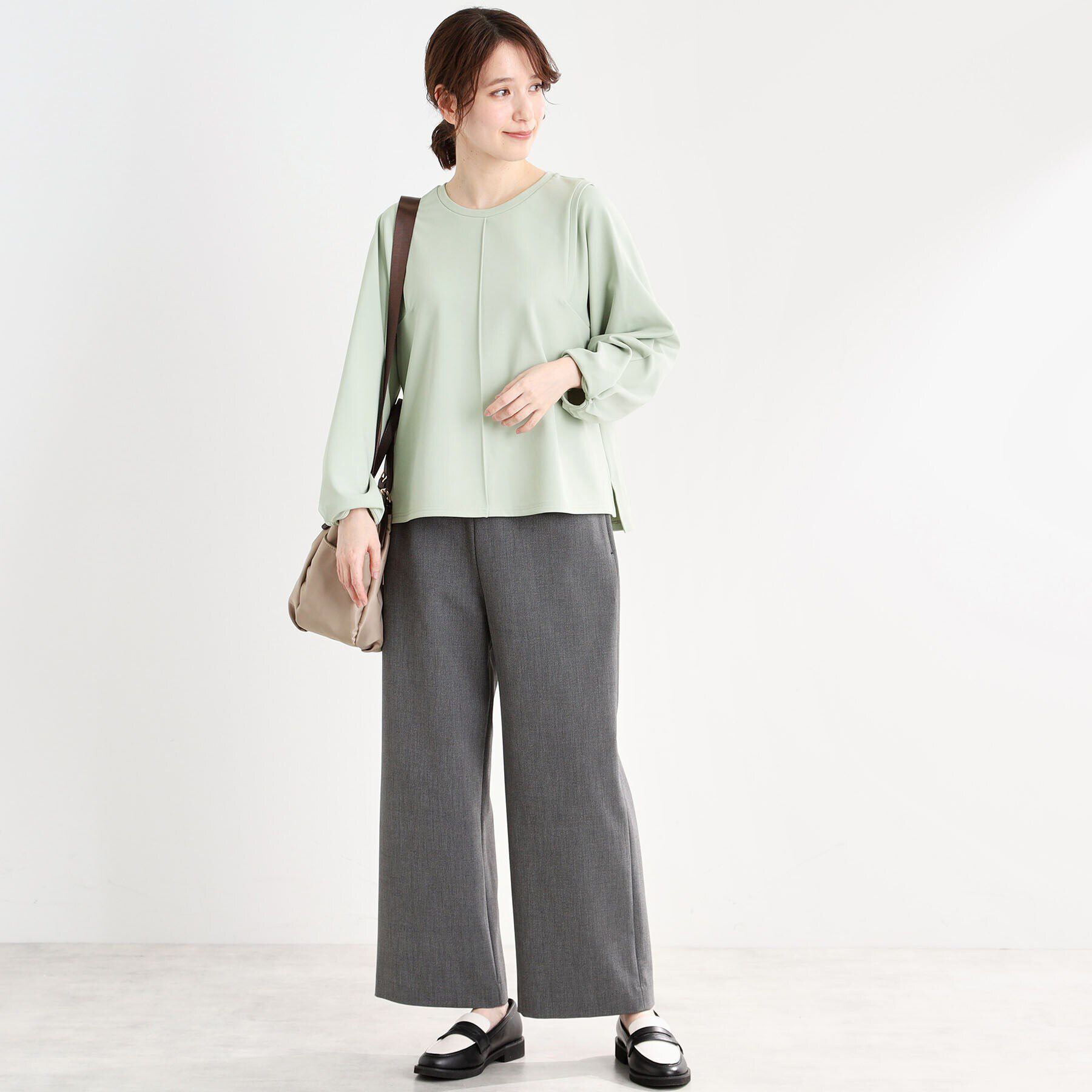 Reflect「【洗える】フルレングス丈ワイドストレートパンツ」|その他|