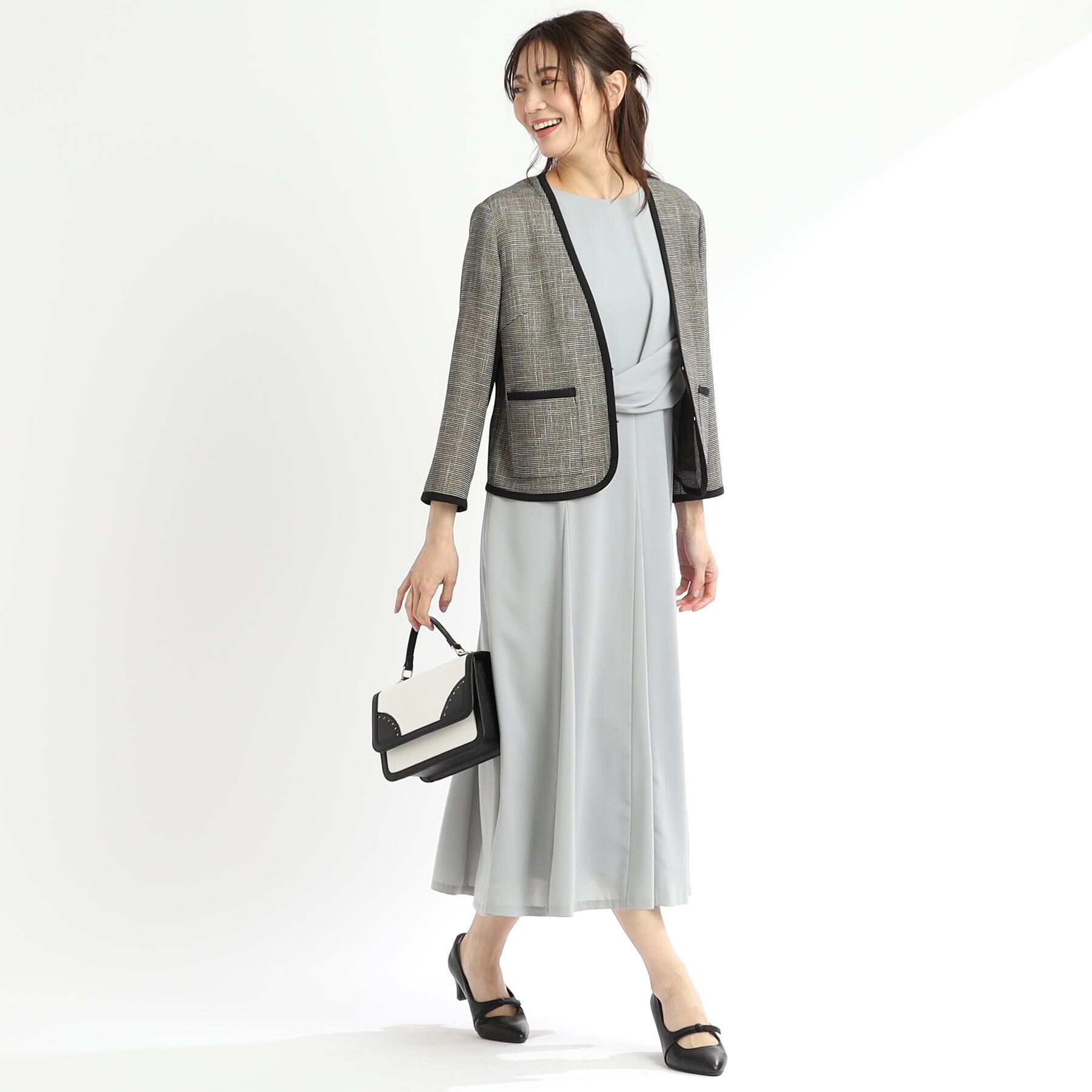 Reflect「【夏SALE／R‐QUALITY／手洗い可】パイピングジャケット」|ノーカラージャケット|