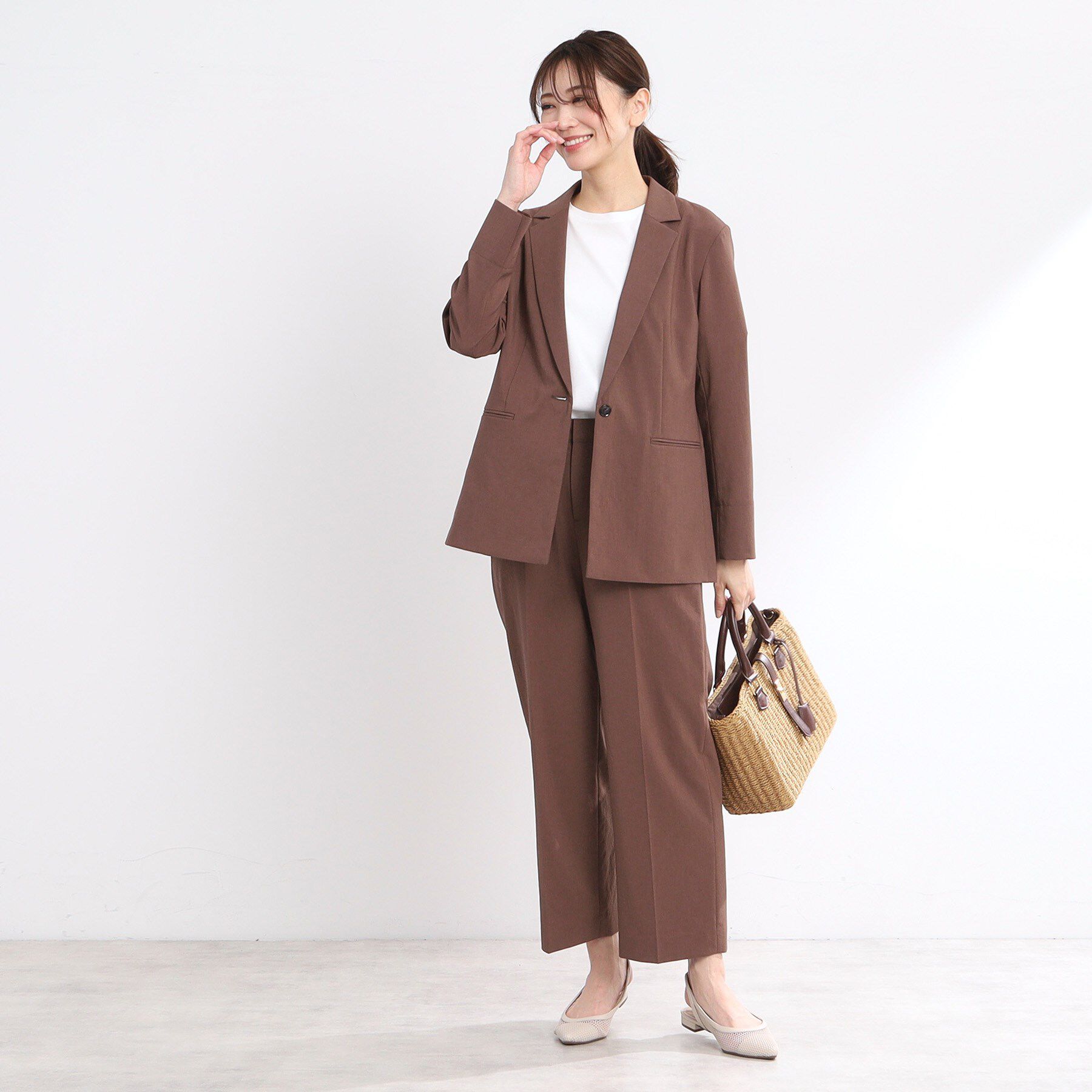 Reflect「【マシンウォッシュ可／セットアップ可／通勤におすすめ】ドライタッチジャケット」|テーラードジャケット|