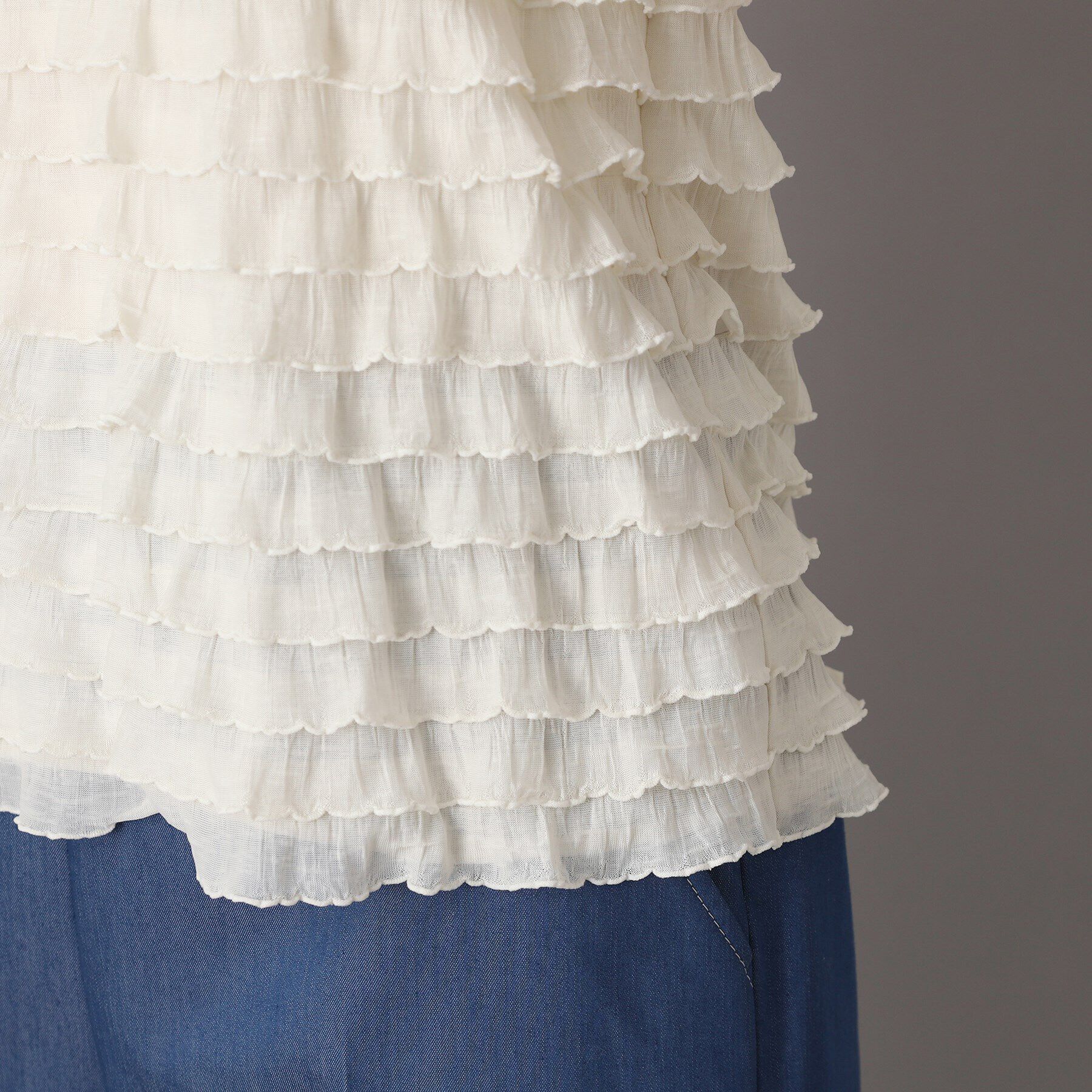 DRESSTERIOR「provoke（プロヴォーク）【別注】 フリフリ タンクトップ」|キャミソール|