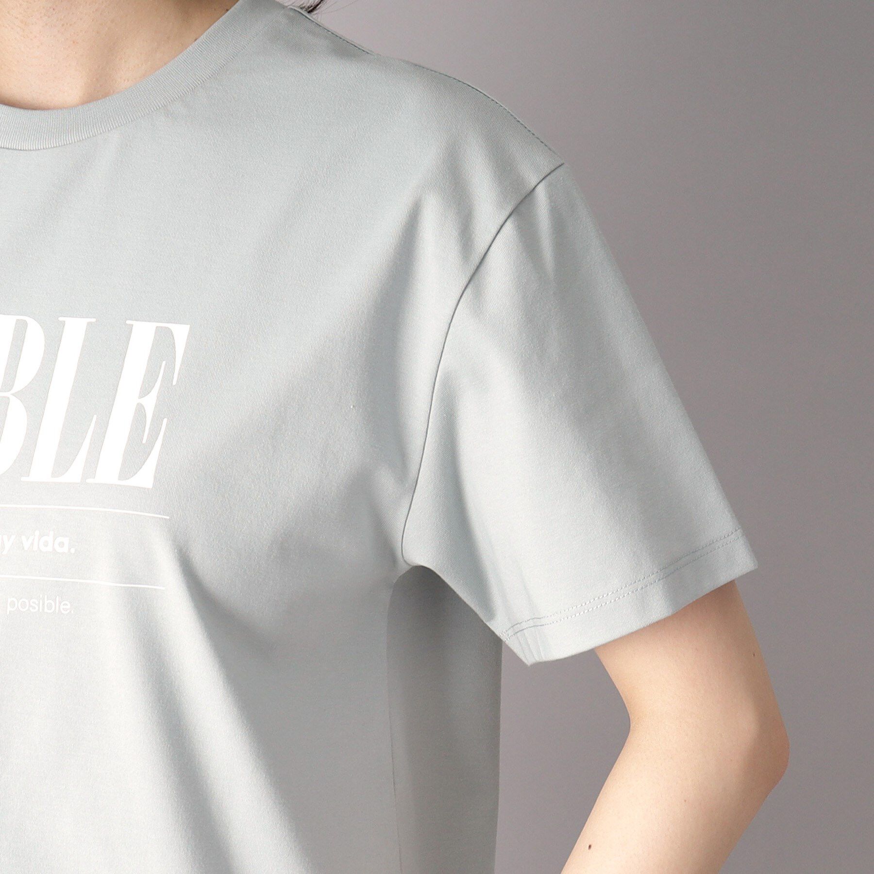 DRESSTERIOR「【接触冷感/UVカット】バックブリーズテックロゴTシャツ」|Tシャツ・カットソー|