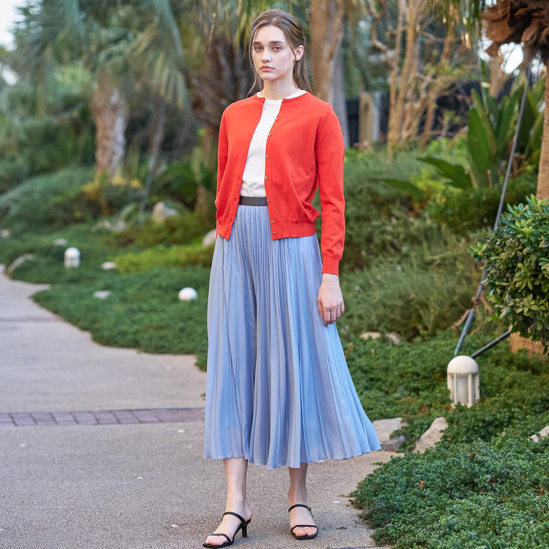 DRESSTERIOR「ウォッシャブルブライトシアープリーツスカート」|スカート|