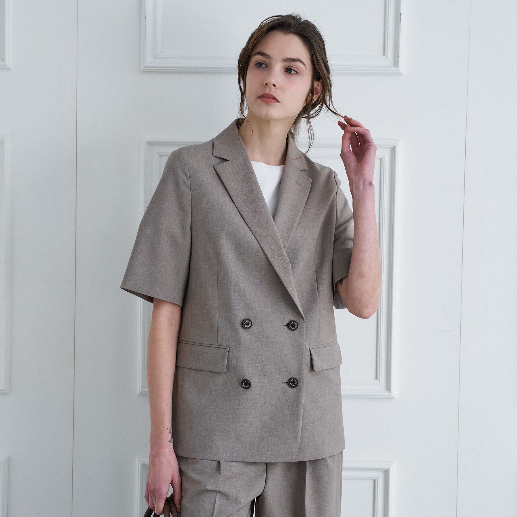 DRESSTERIOR「【大人MUSE5月号掲載】【セットアップ可】ウォッシャブルイージーサマージャケット」|テーラードジャケット|