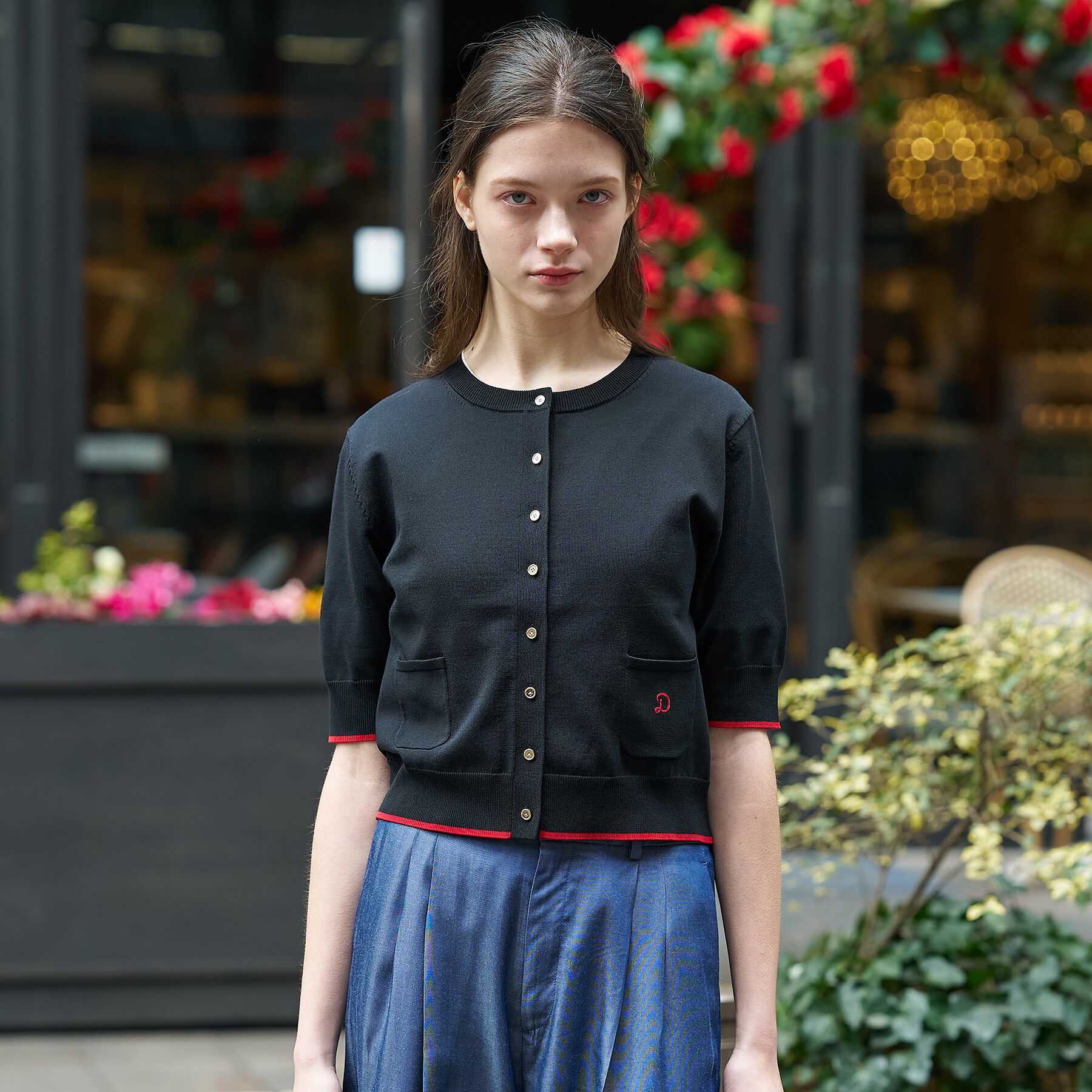 DRESSTERIOR「クールタッチ ニットカーディガン」|カーディガン|