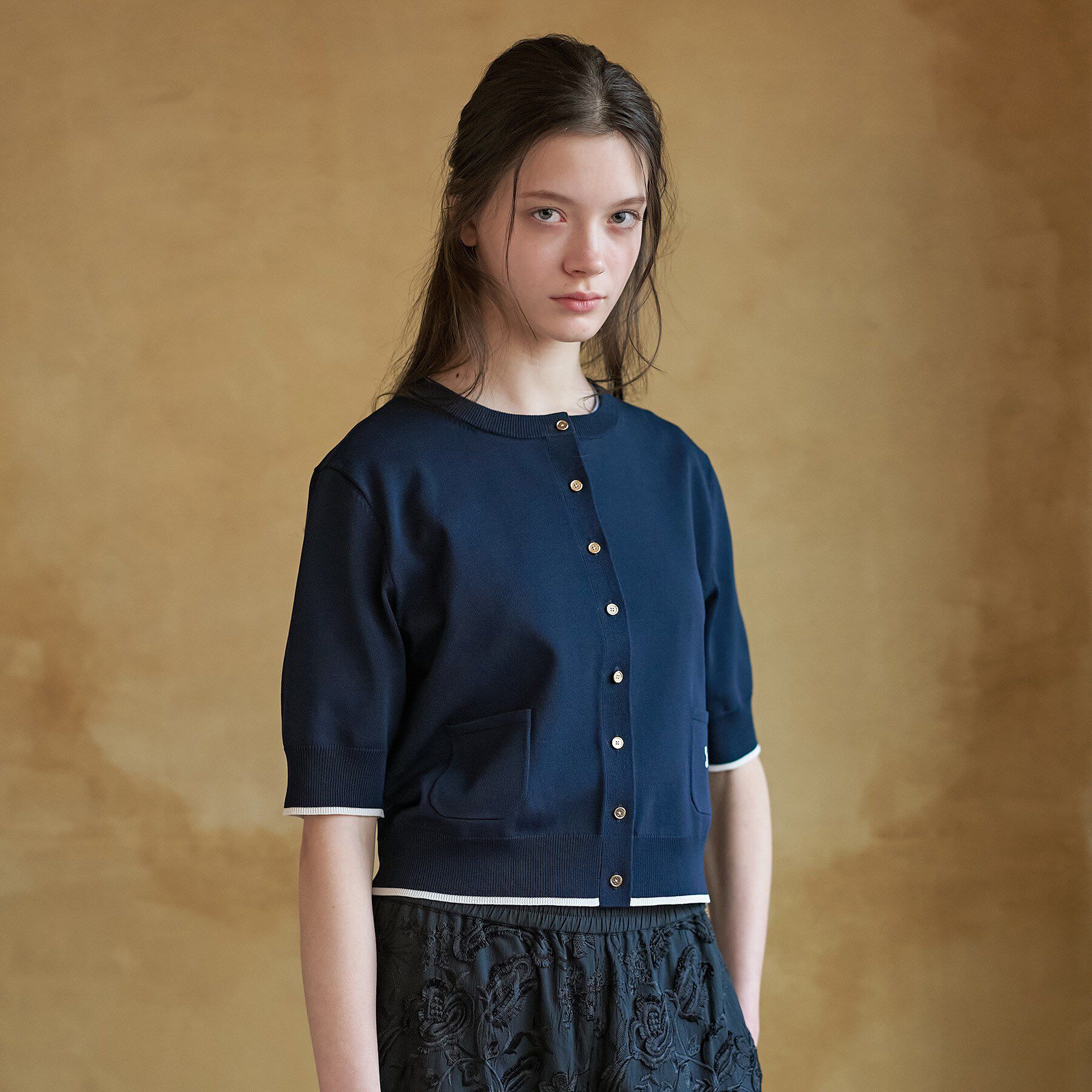 DRESSTERIOR「クールタッチ ニットカーディガン」|カーディガン|