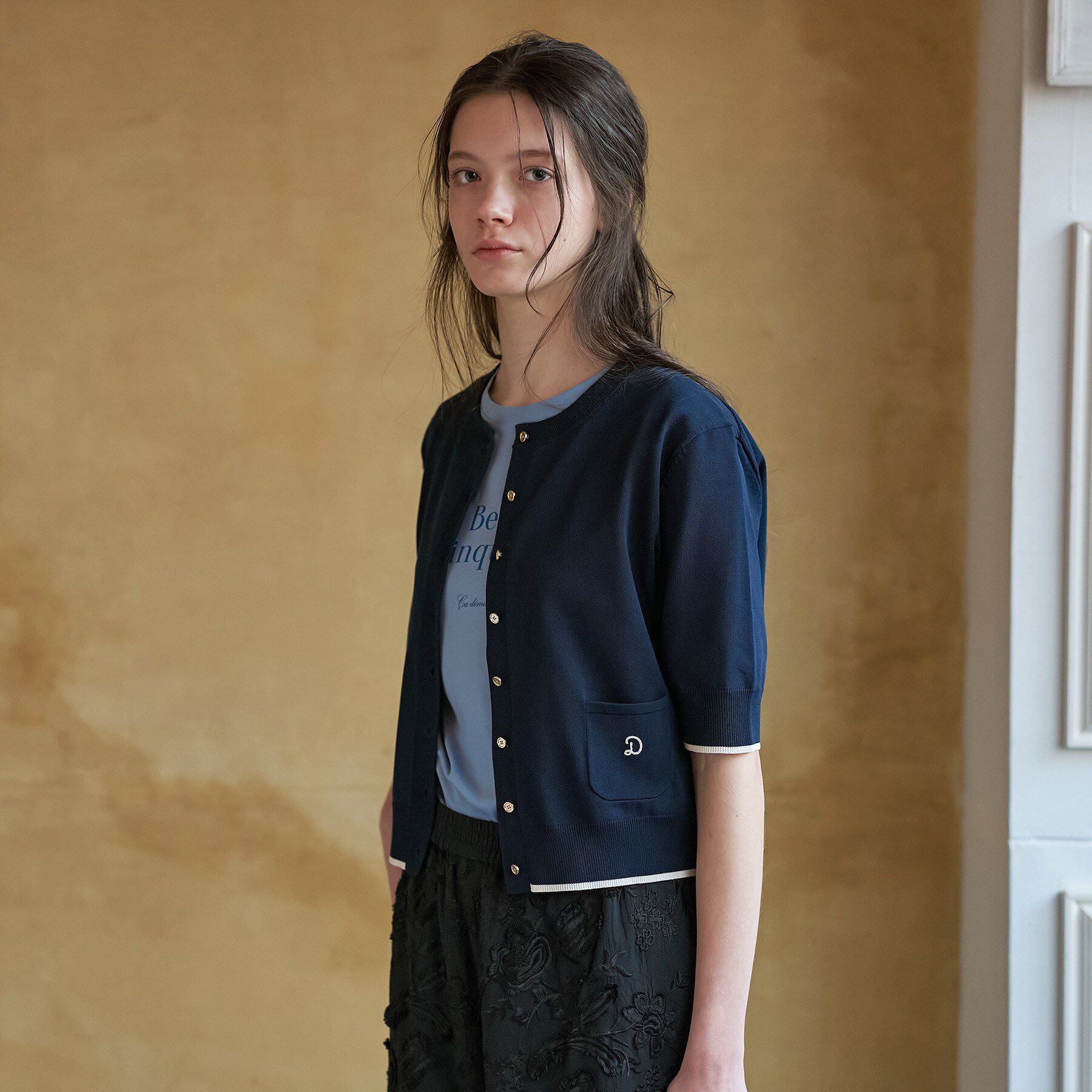 DRESSTERIOR「クールタッチ ニットカーディガン」|カーディガン|