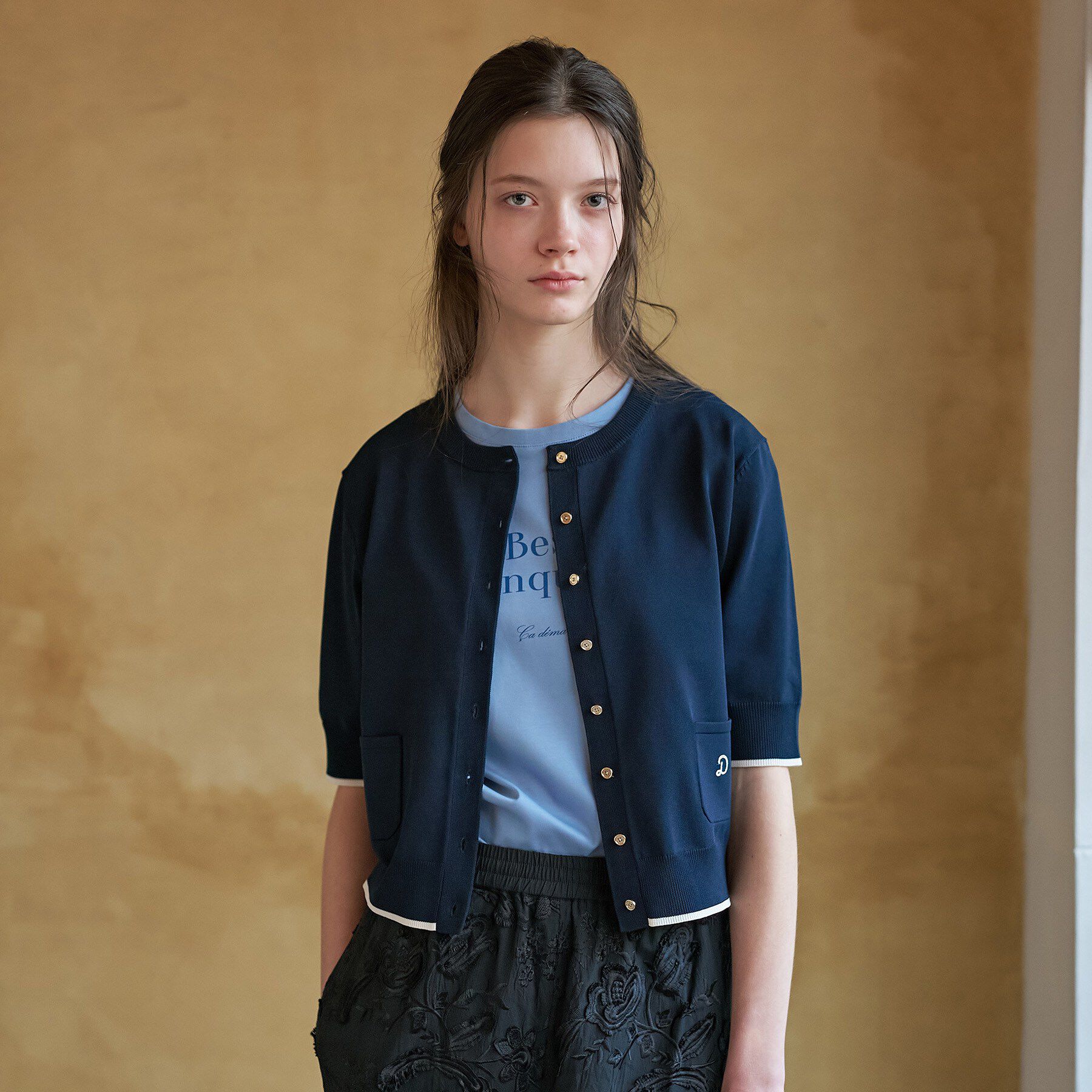 DRESSTERIOR「クールタッチ ニットカーディガン」|カーディガン|