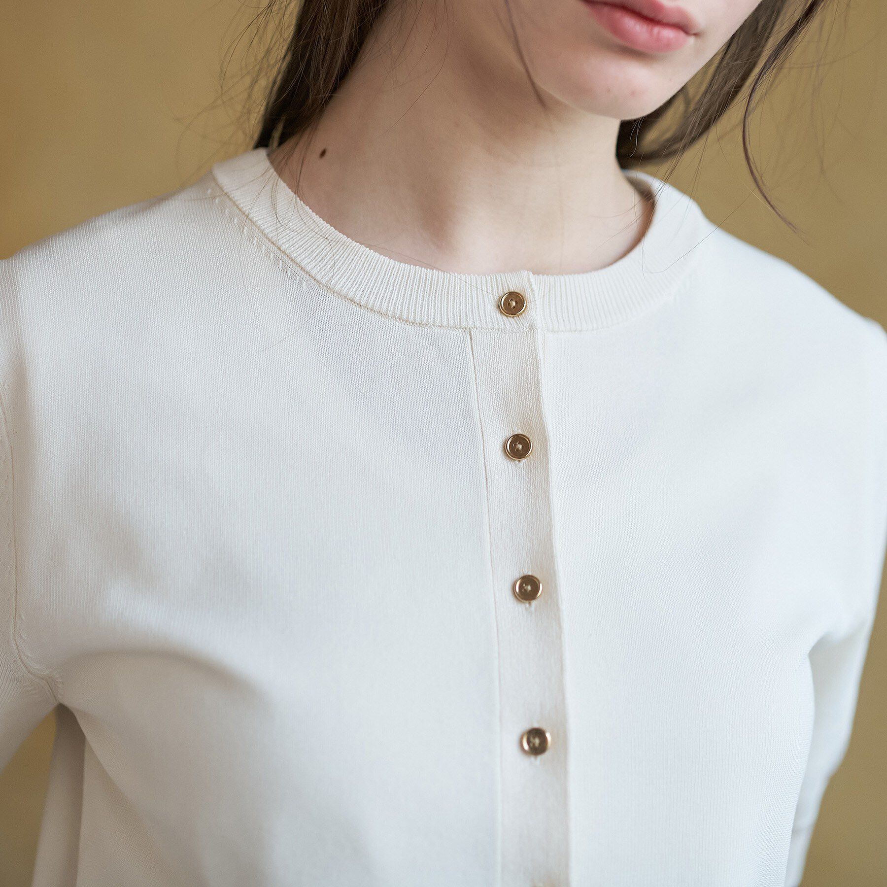 DRESSTERIOR「クールタッチ ニットカーディガン」|カーディガン|