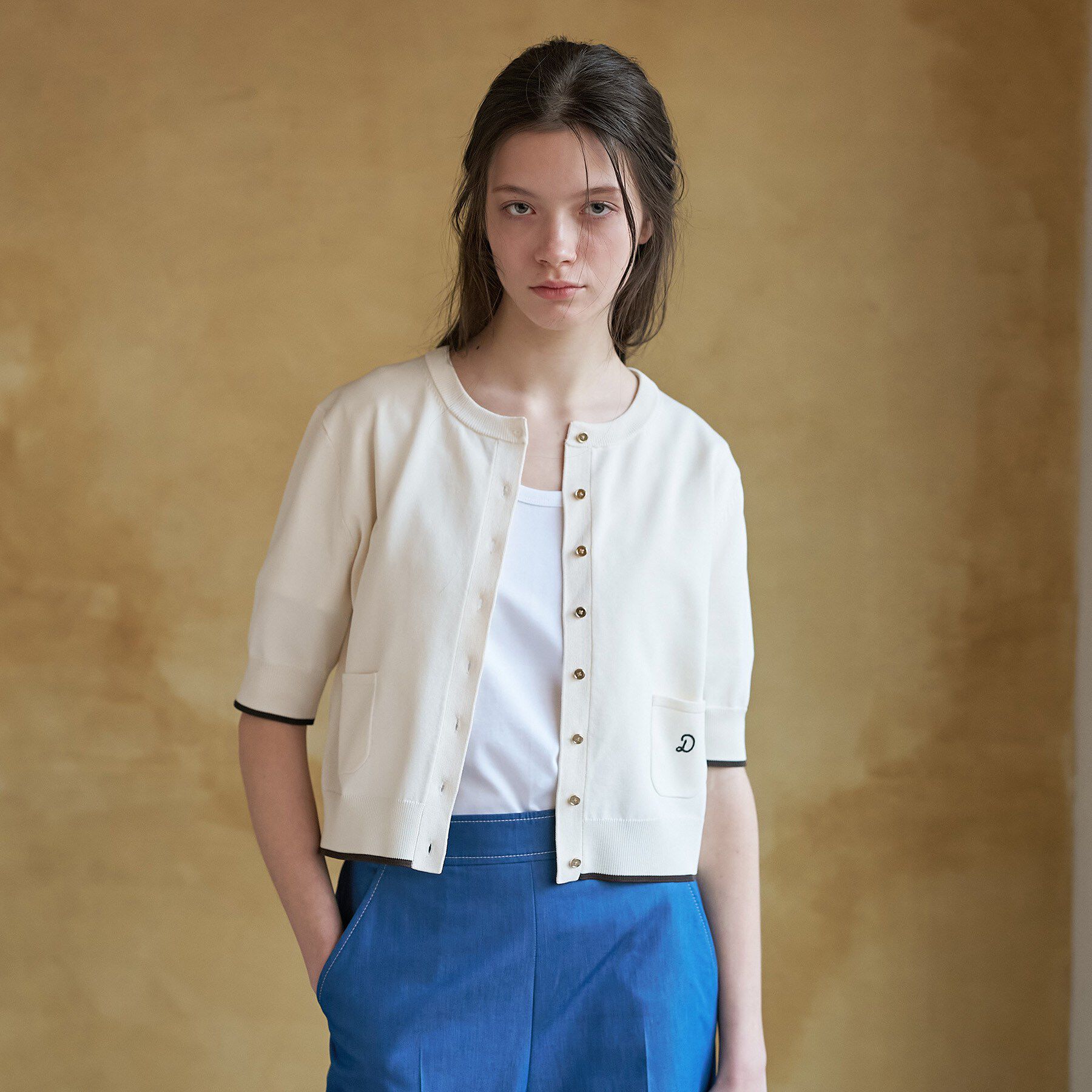 DRESSTERIOR「クールタッチ ニットカーディガン」|カーディガン|