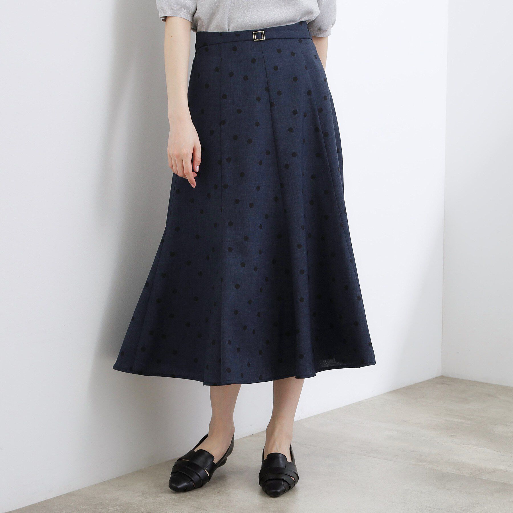 grove「【貴島明日香さん着用・洗える】ランダムドットマーメイドスカート」|スカート|