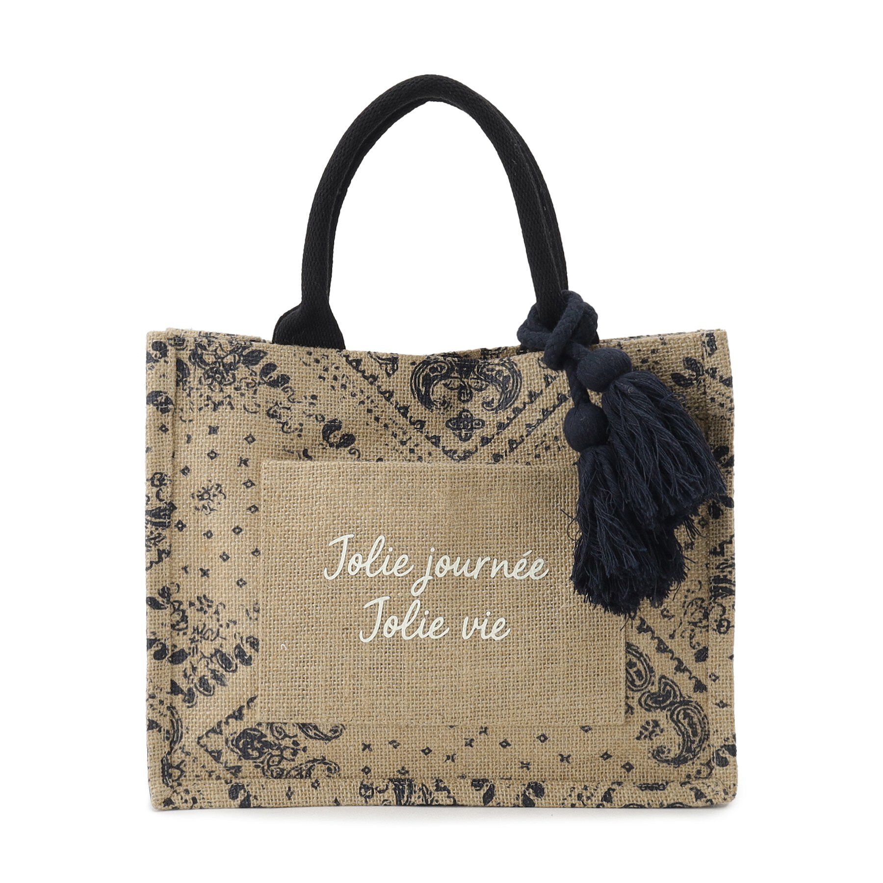 grove「アソートジュートタッセルトート」|トートバッグ|