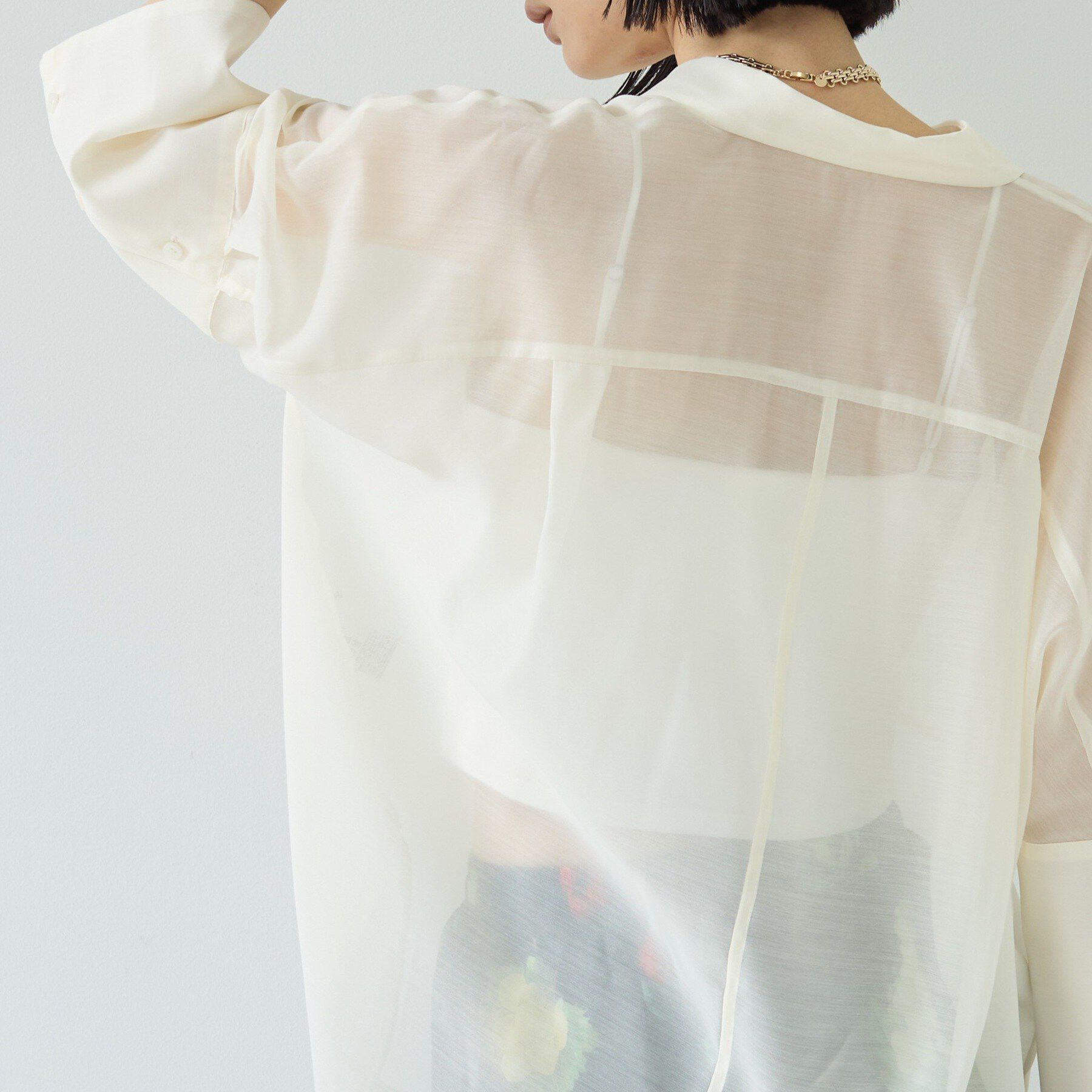 GALLEST「シアーコクーンブラウス」|シャツ・ブラウス|