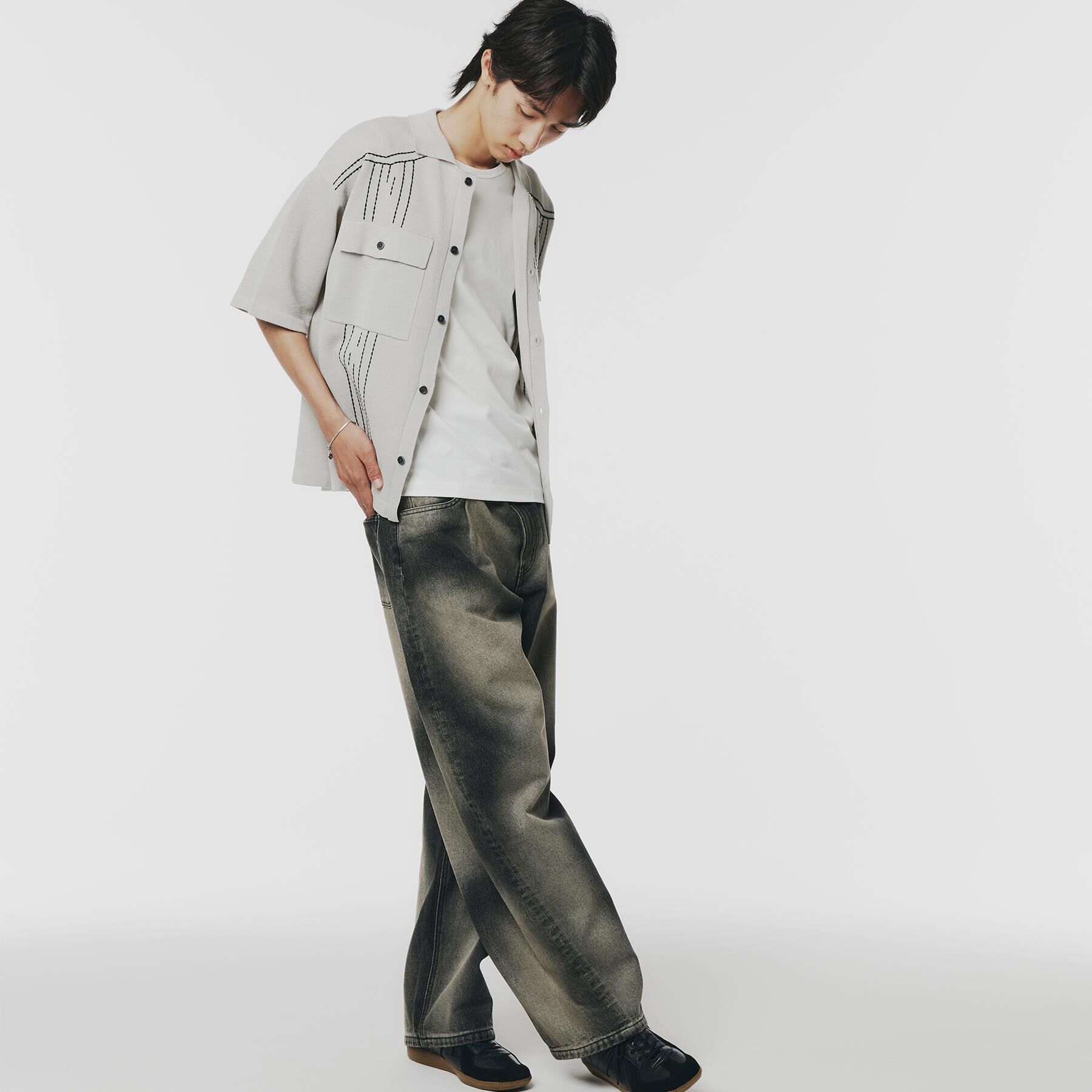 tk.TAKEO KIKUCHI「ウェスタンポロカーディガン」|カーディガン|