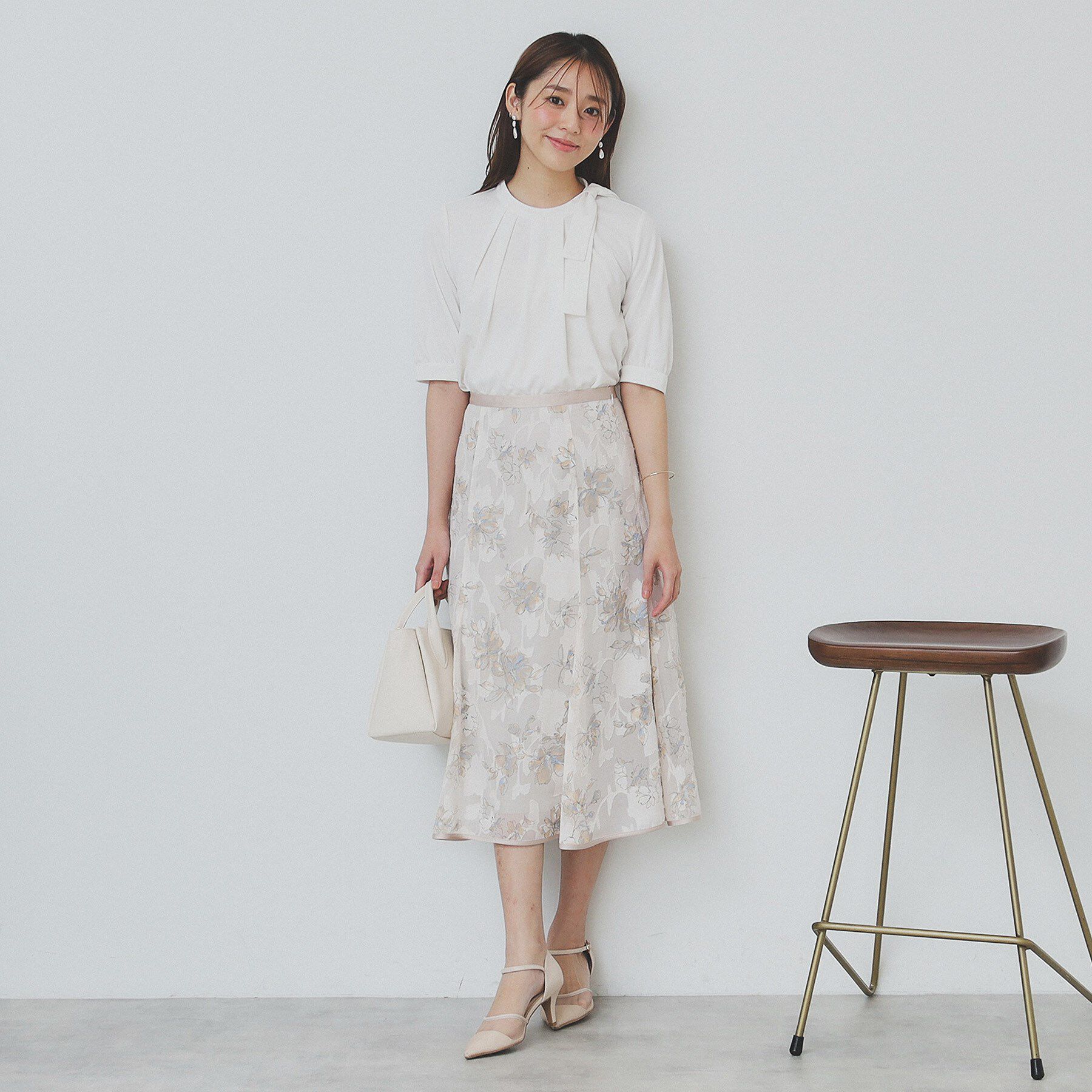 index「サイドリボンデザイントップス【UV/接触冷感/吸水速乾/洗濯機洗い可】」|シャツ・ブラウス|