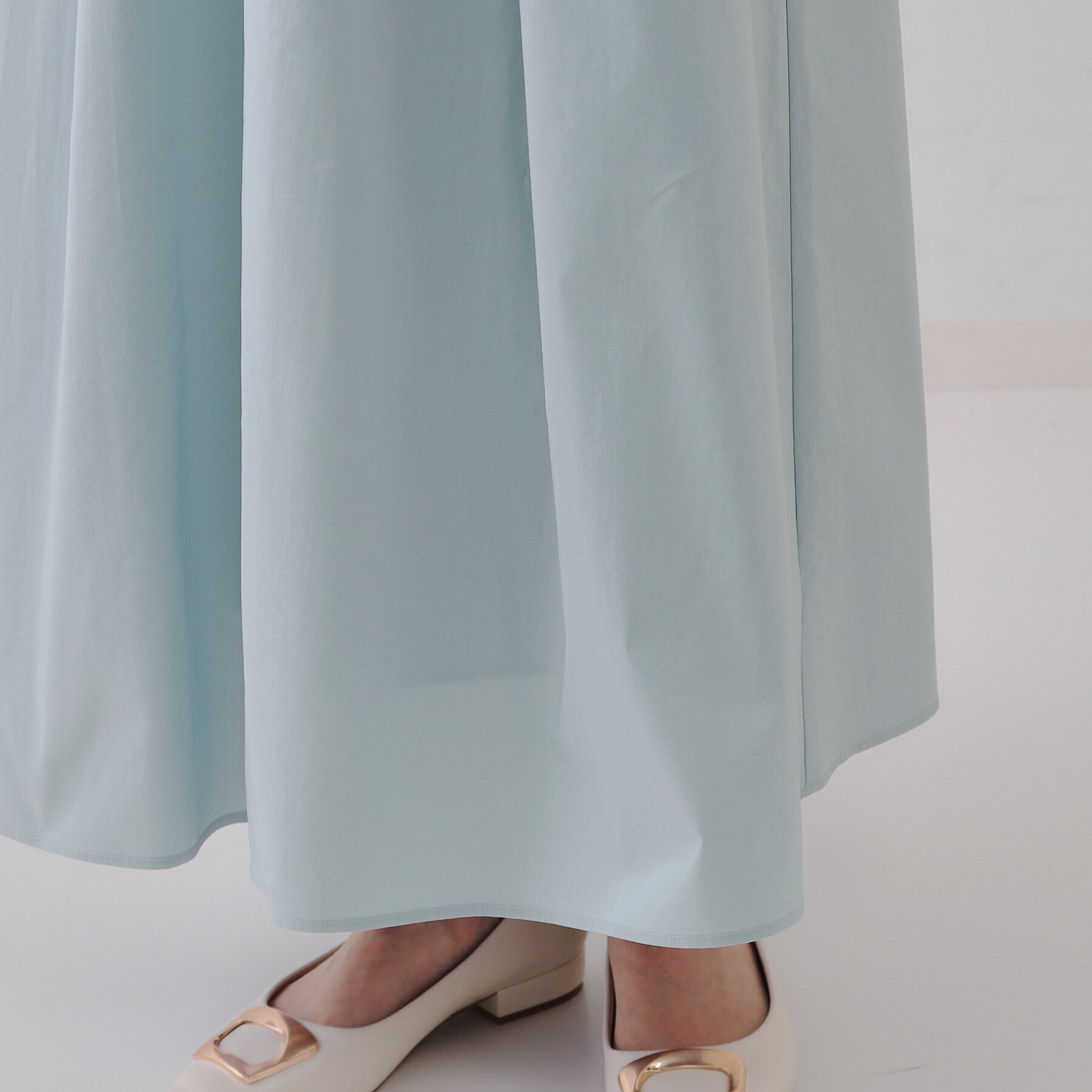 OPAQUE.CLIP「イージータックギャザースカート【洗濯機洗い可】」|スカート|