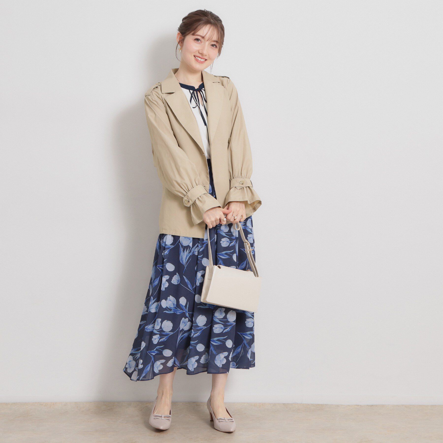 Couture broach「【撥水・洗える】ハーフ トレンチコート」|トレンチコート|