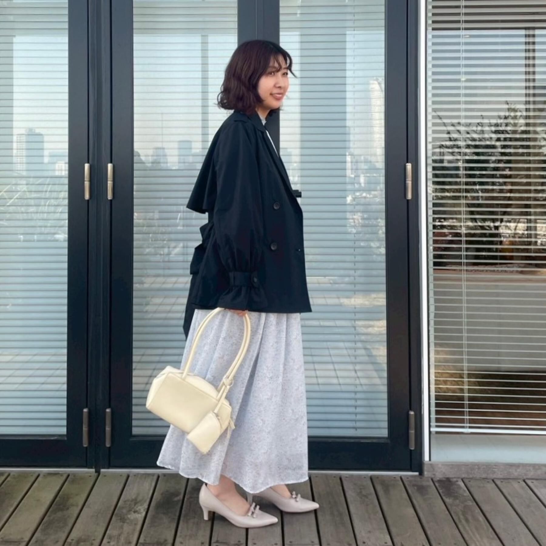 Couture broach「【撥水・洗える】ハーフ トレンチコート」|トレンチコート|