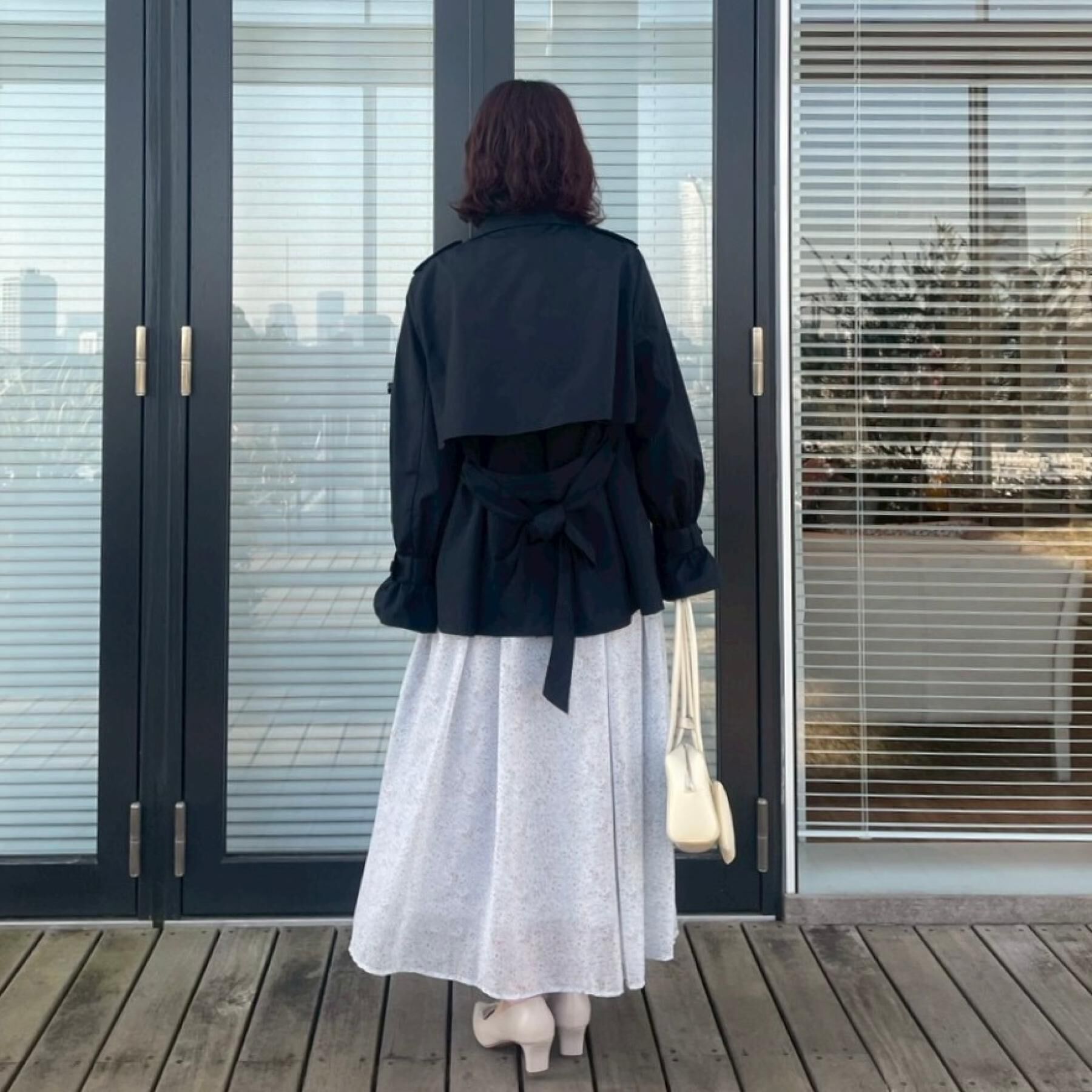 Couture broach「【撥水・洗える】ハーフ トレンチコート」|トレンチコート|