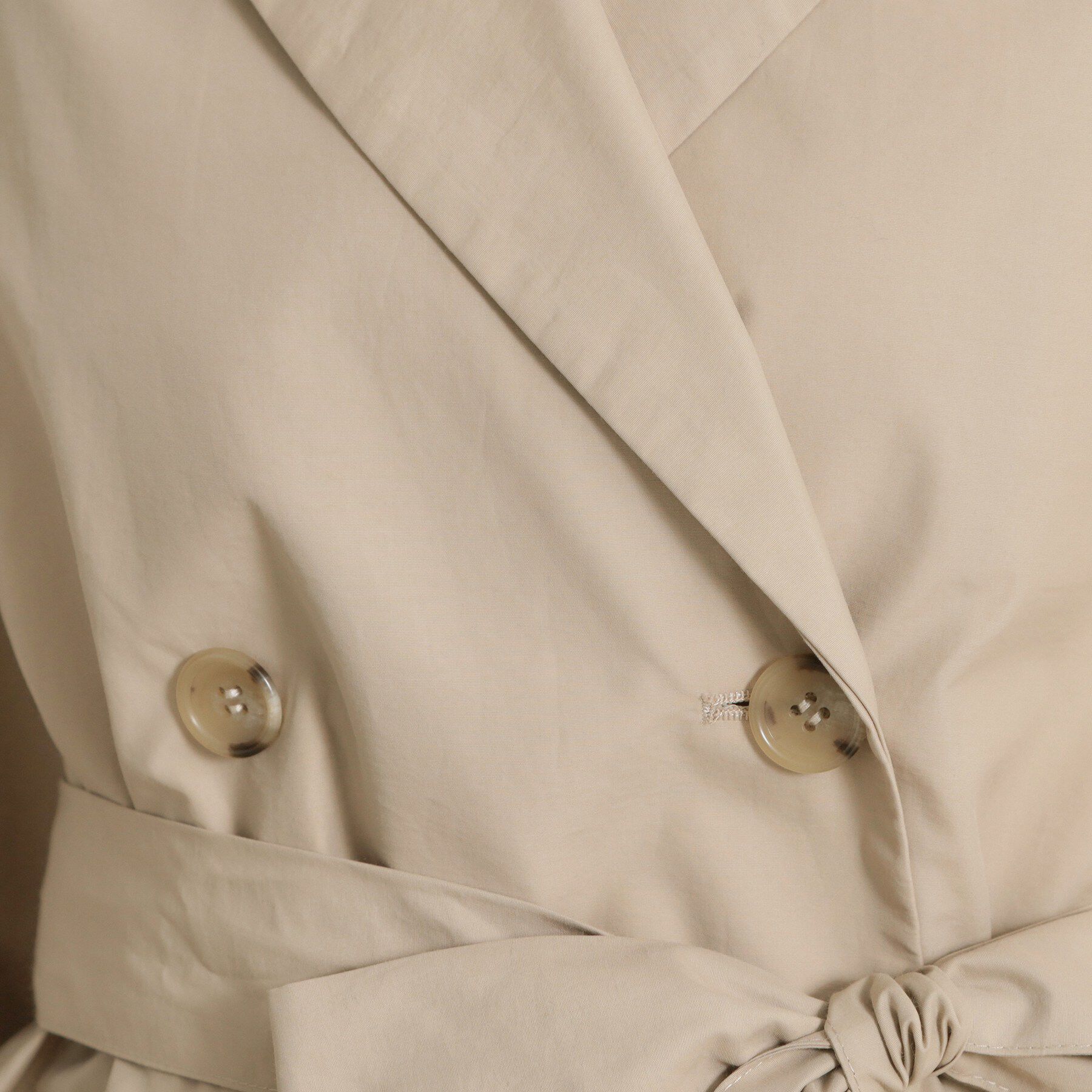 Couture broach「【撥水・洗える】ハーフ トレンチコート」|トレンチコート|