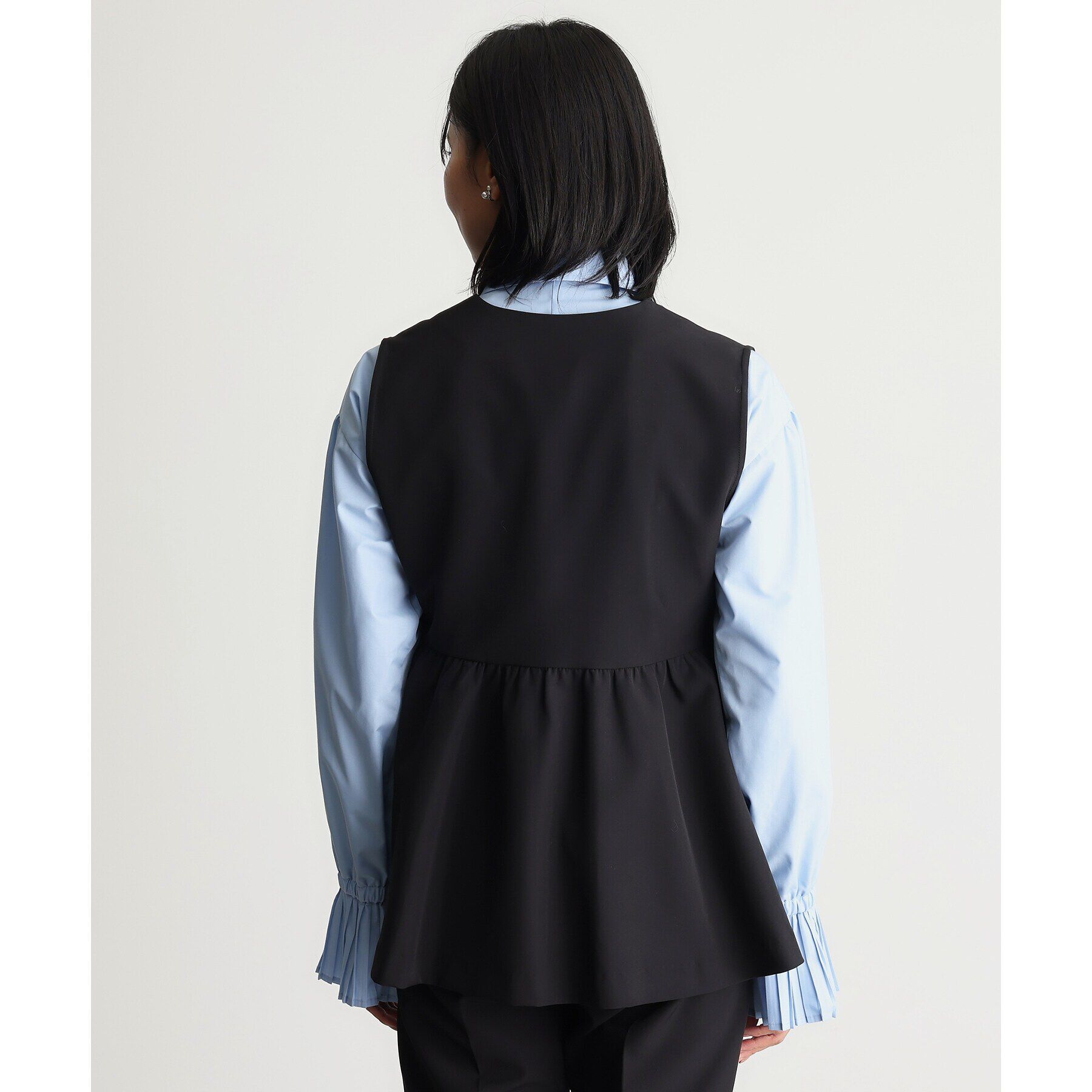 THE SHOP TK「【汚れ＆シワが付きにくい/セレモニー/通勤】ダブルクロスジレ/洗濯機OK」|ベスト・ジレ|