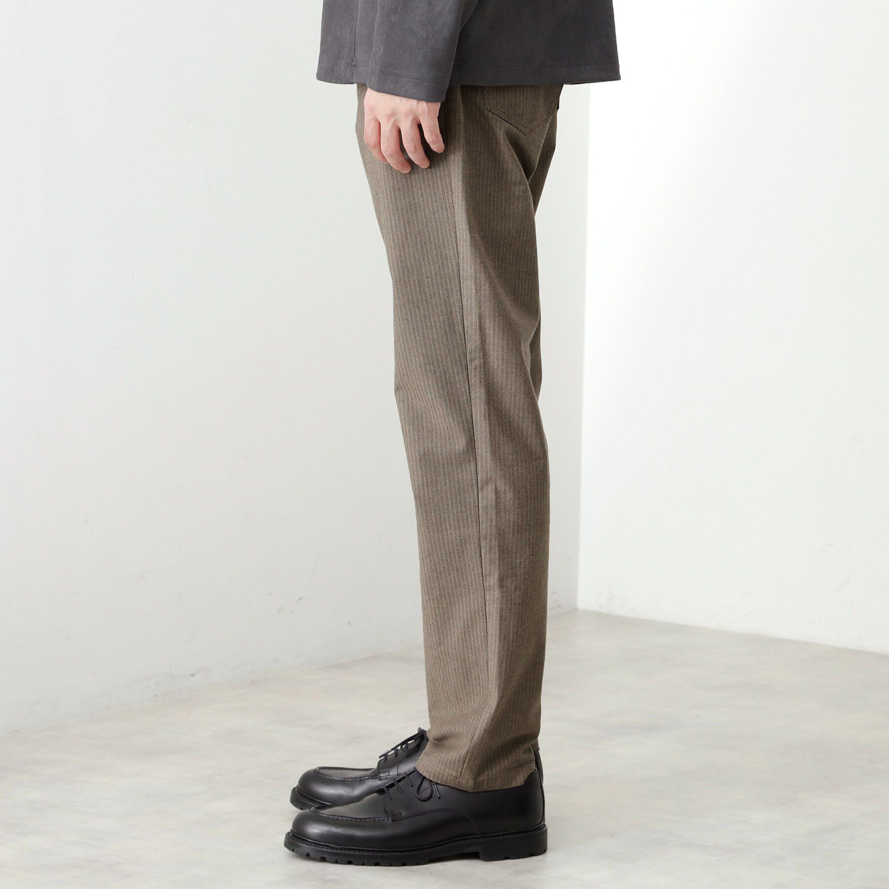 THE SHOP TK「7DAYSヘリンボンパンツ WARM【裏起毛/ストレッチ/洗濯機OK】」|その他|