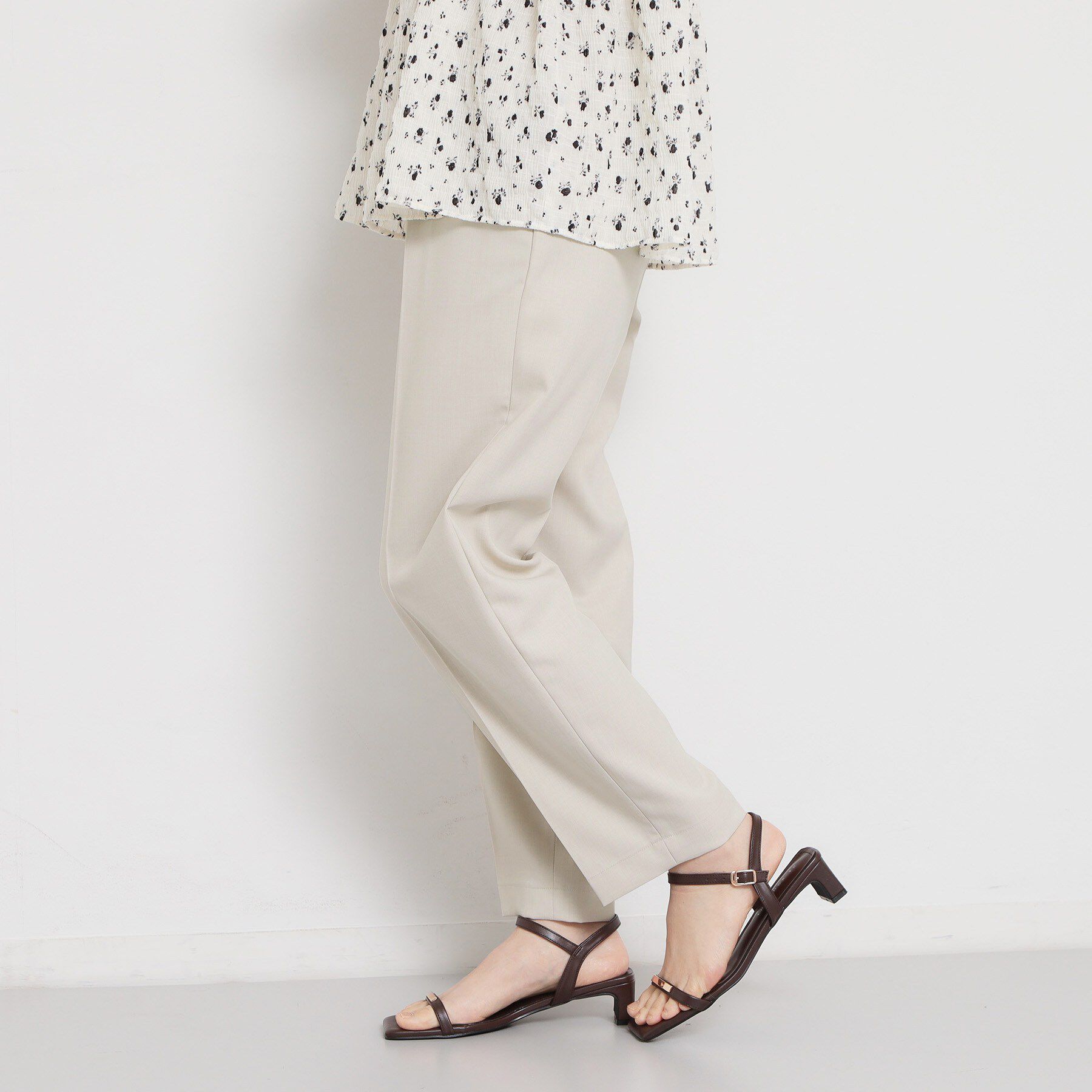 THE SHOP TK「【洗える】麻調テーパードパンツ」|その他|