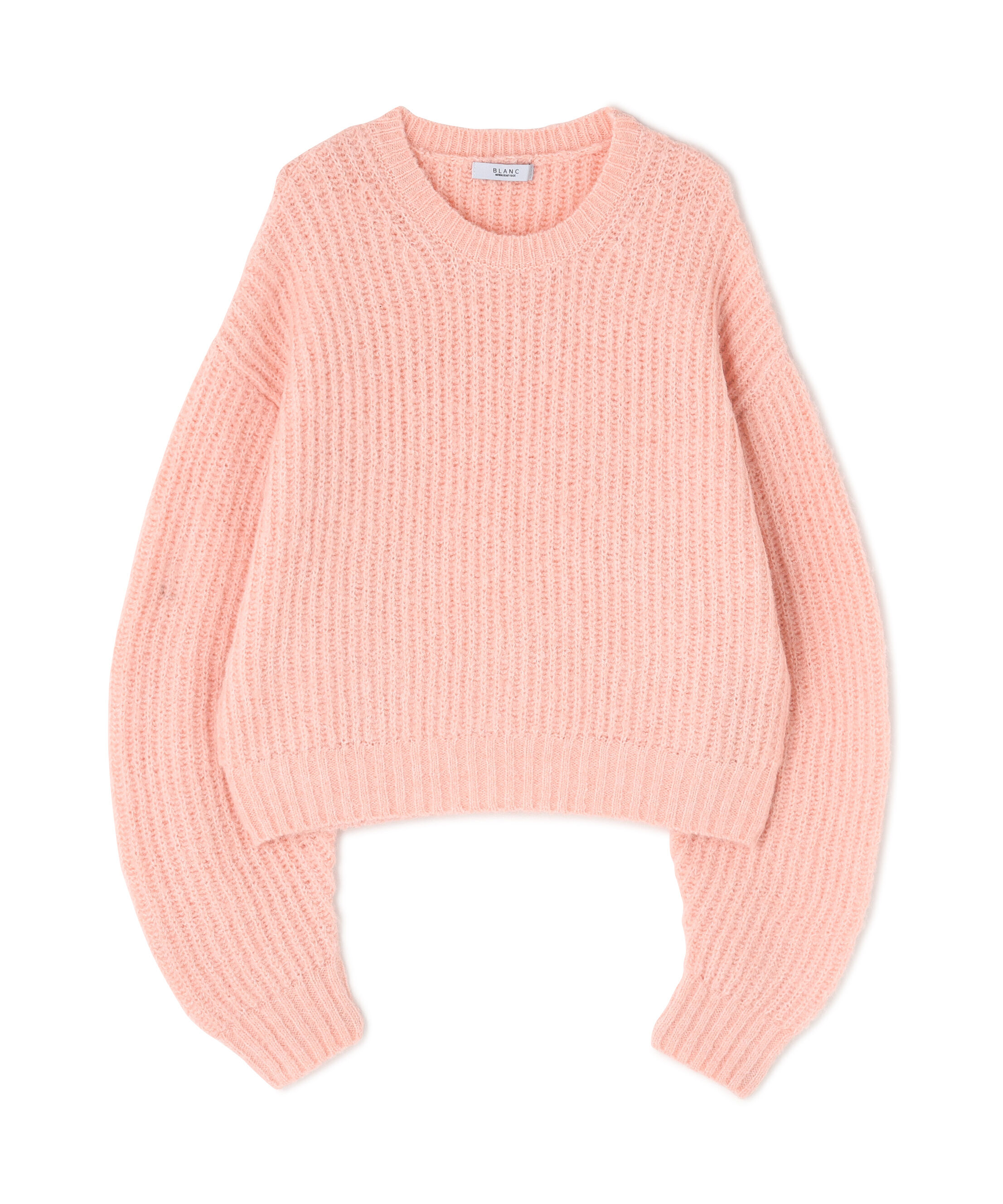  「クロップドアゼフォルムニット」|ニット・セーター|