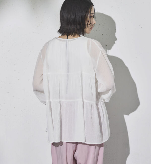Doux archives「ティアードギャザーチュニック」|シャツ・ブラウス|