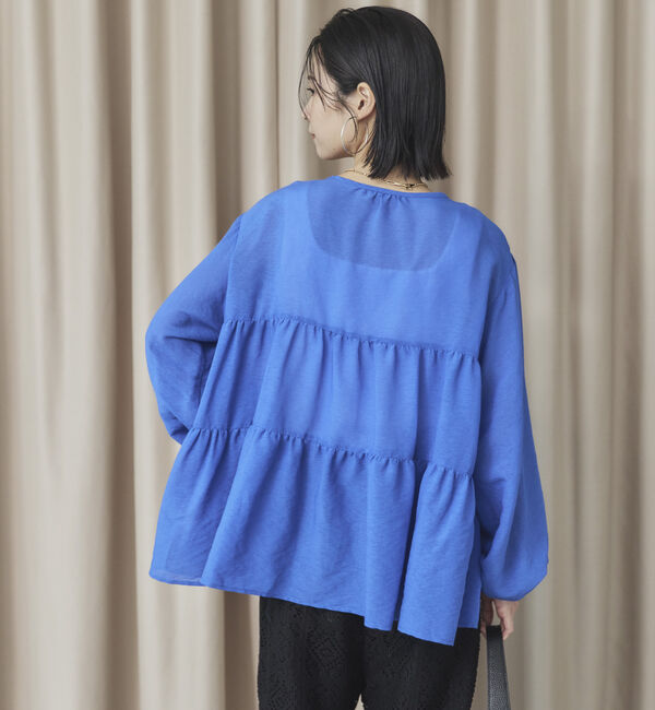 Doux archives「ティアードギャザーチュニック」|シャツ・ブラウス|