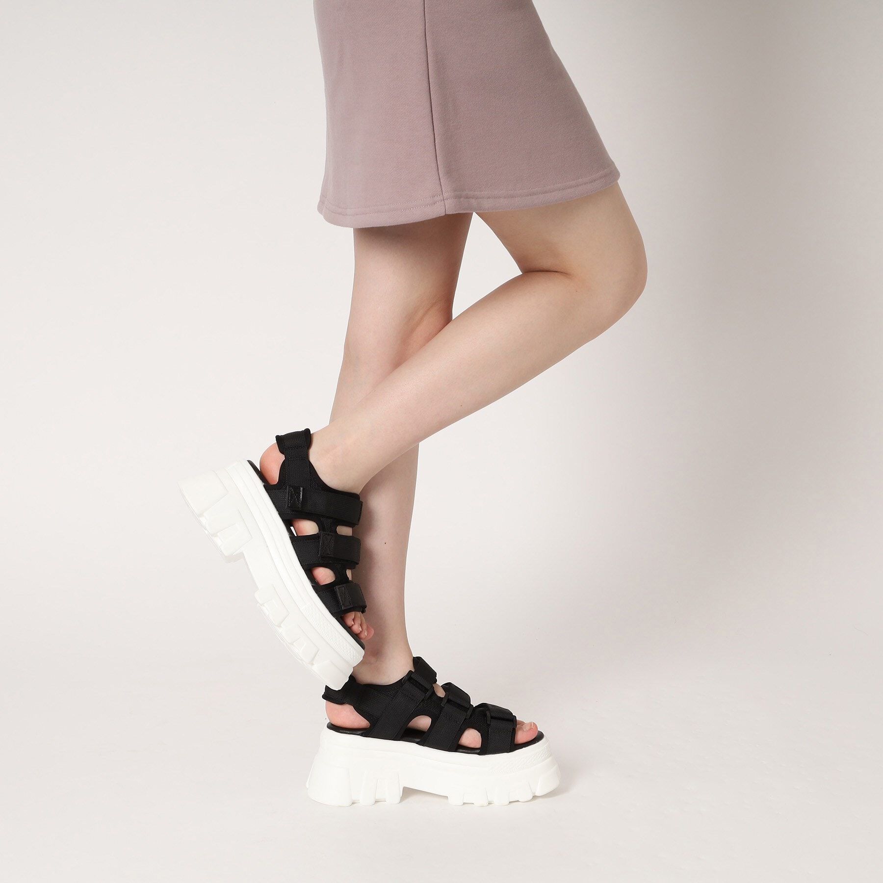 csT&P「軽量厚底2段ソール スポーツサンダル」|サンダル|