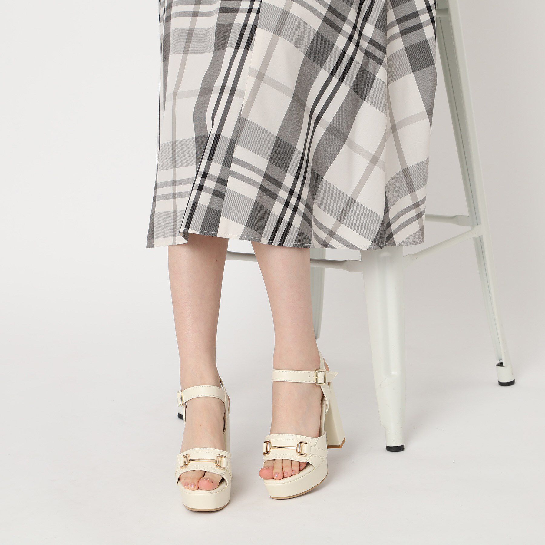 ESPERANZA「アッパービット厚底ヒールサンダル」|サンダル|