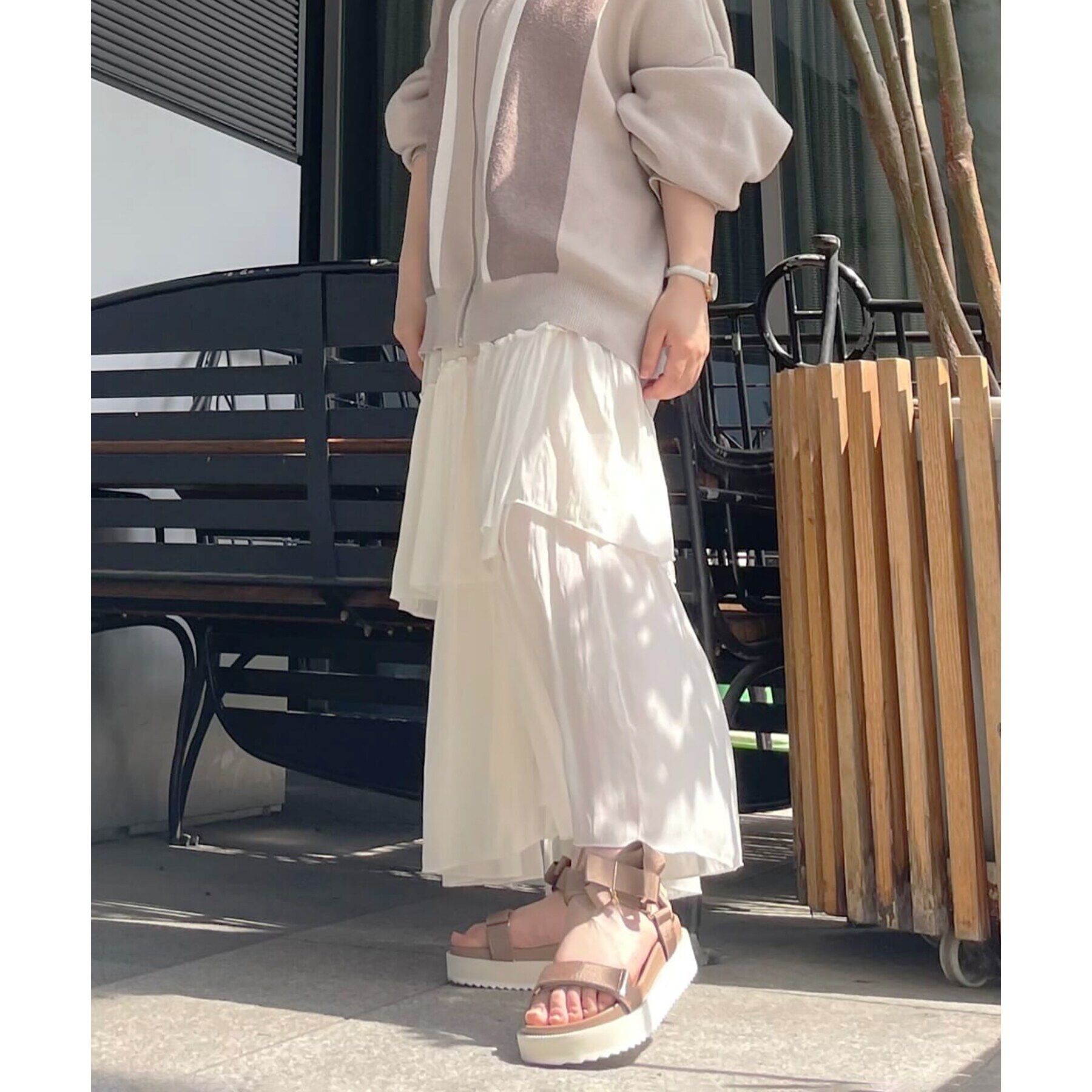 ESPERANZA「リボンフットベッドサンダル」|サンダル|