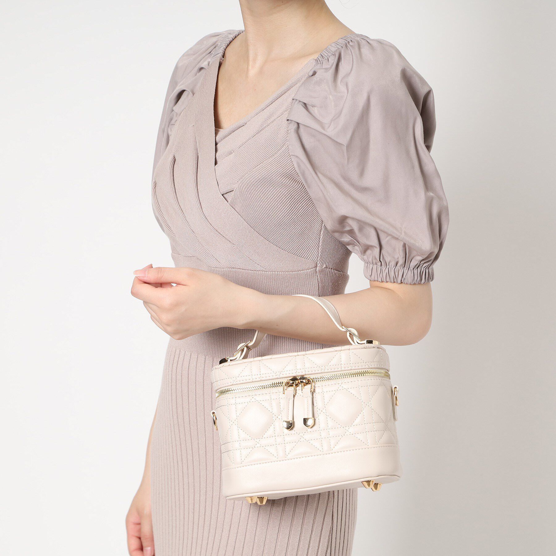 Ober Tashe「キルティングバニティ3WAYショルダー」|ショルダー・メッセンジャー|