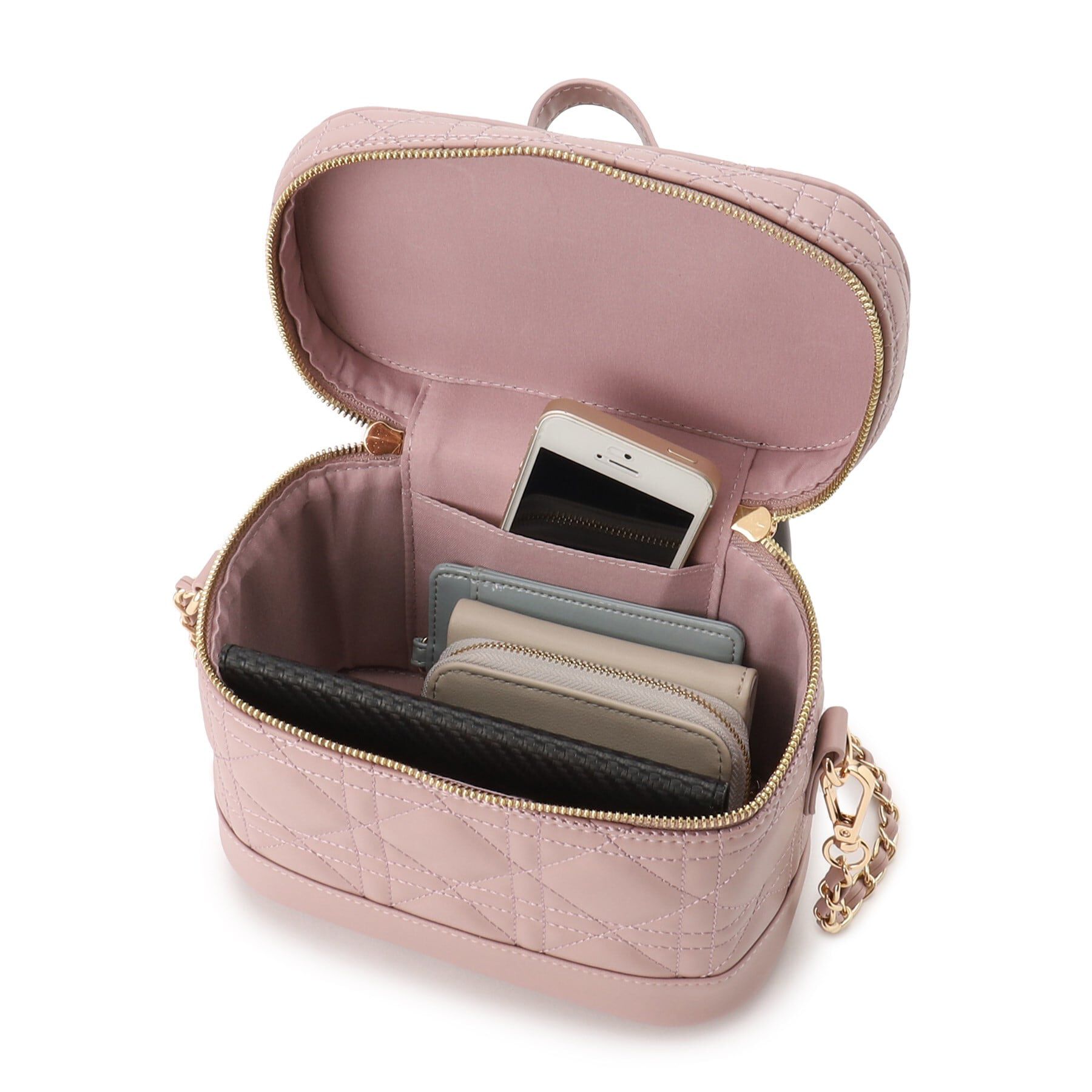 Ober Tashe「キルティングバニティ3WAYショルダー」|ショルダー・メッセンジャー|