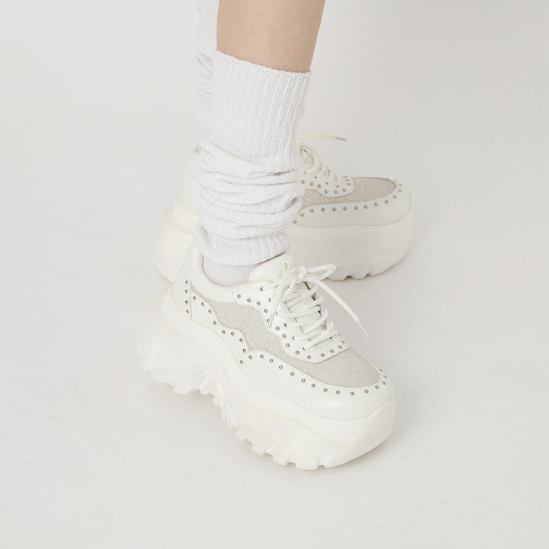 ESPERANZA「スタッズ厚底スニーカー」|スニーカー|