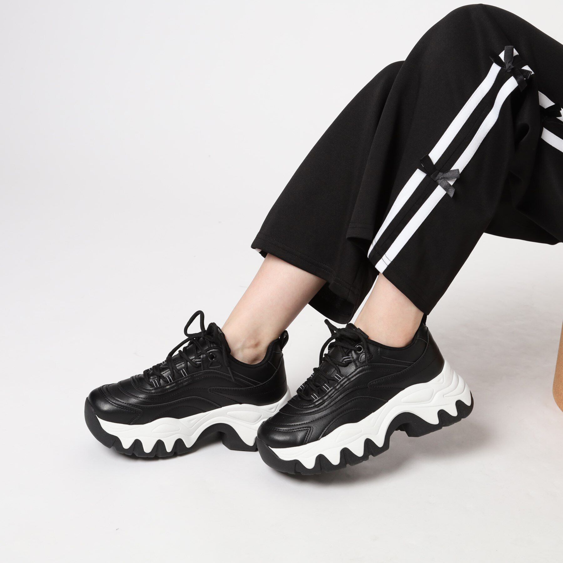 csT&P「厚底凹凸ソールスニーカー」|スニーカー|