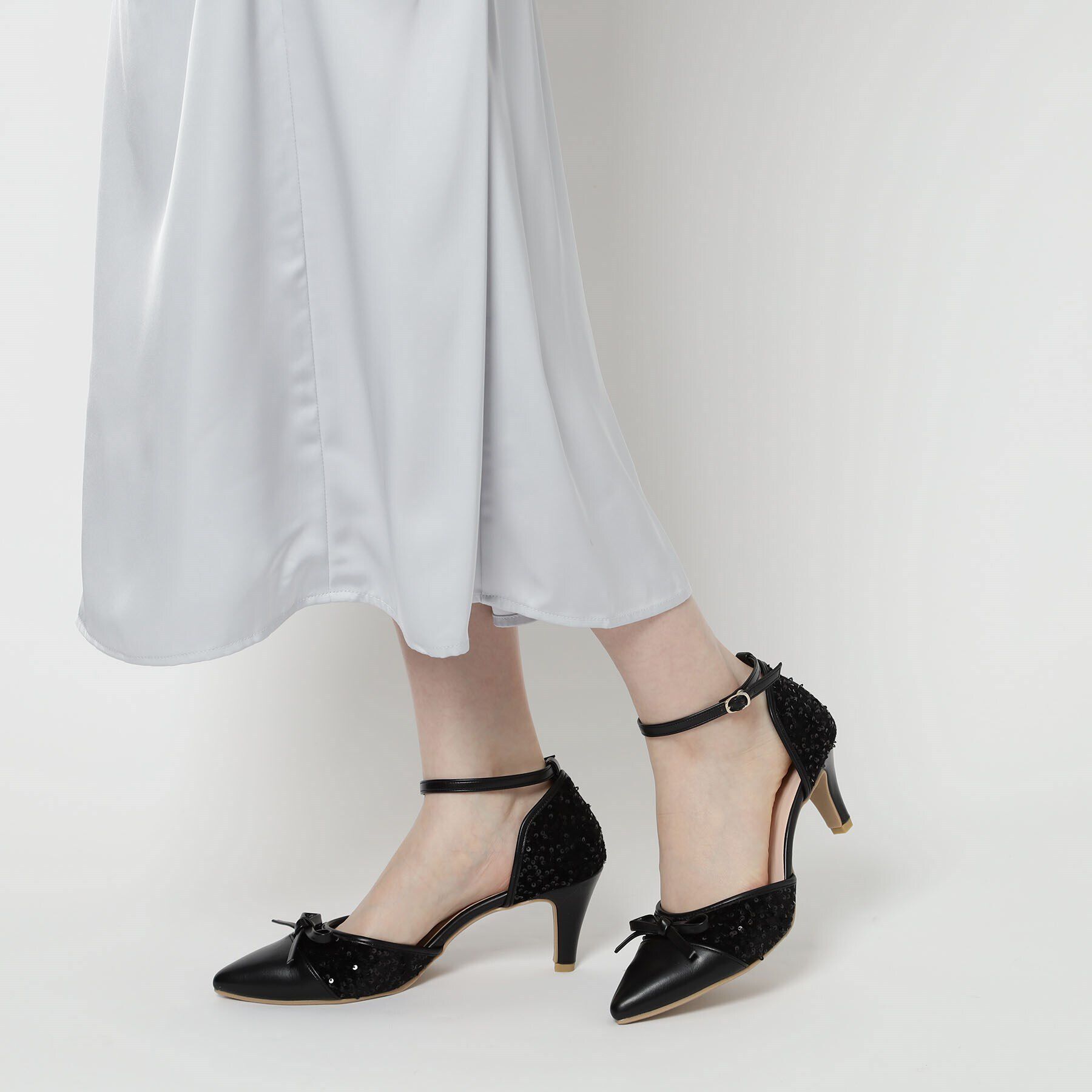 ESPERANZA「スパンコールセパレートパンプス」|パンプス|