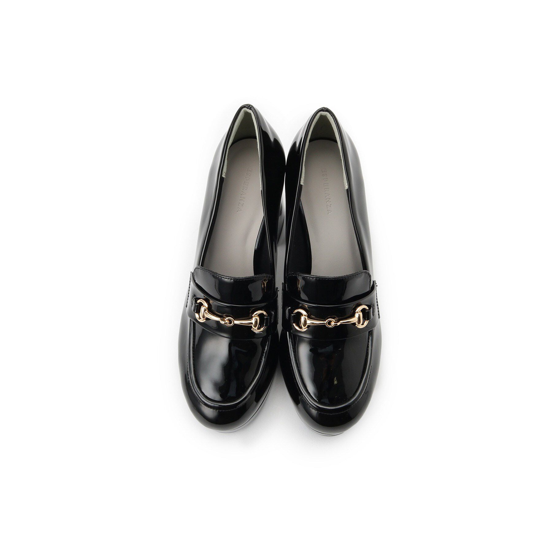 ESPERANZA「厚底ヒールアップローファー」|パンプス|