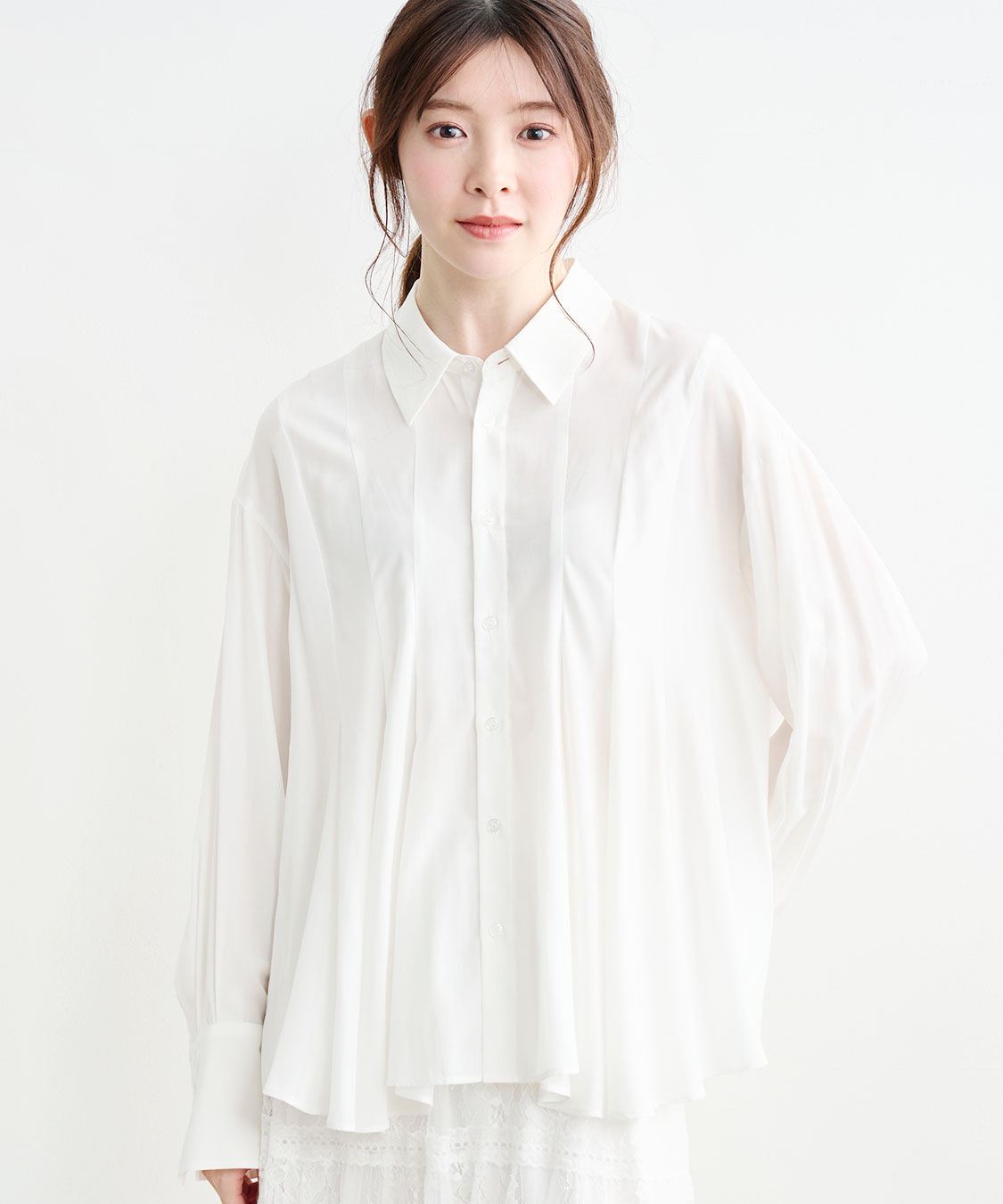 COCO DEAL「フレアペプラムシャツ」|シャツ・ブラウス|