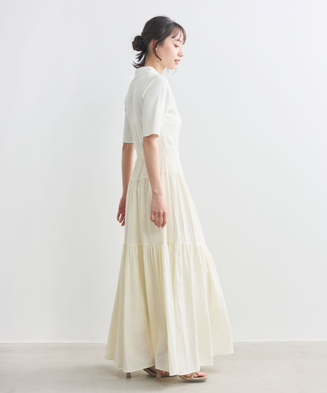 COCO DEAL「ポロニットドッキングワンピース」|ワンピース|