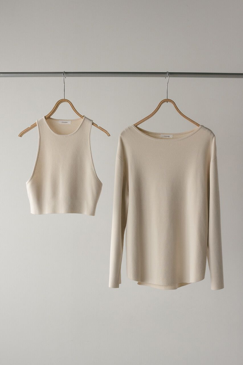 STYLEMIXER「ウォッシャブルアメスリレイヤードニット」|ニット・セーター|