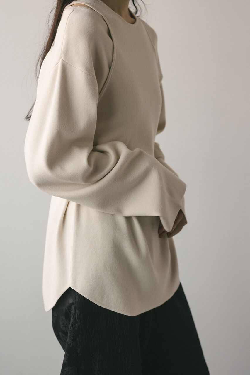 STYLEMIXER「ウォッシャブルアメスリレイヤードニット」|ニット・セーター|