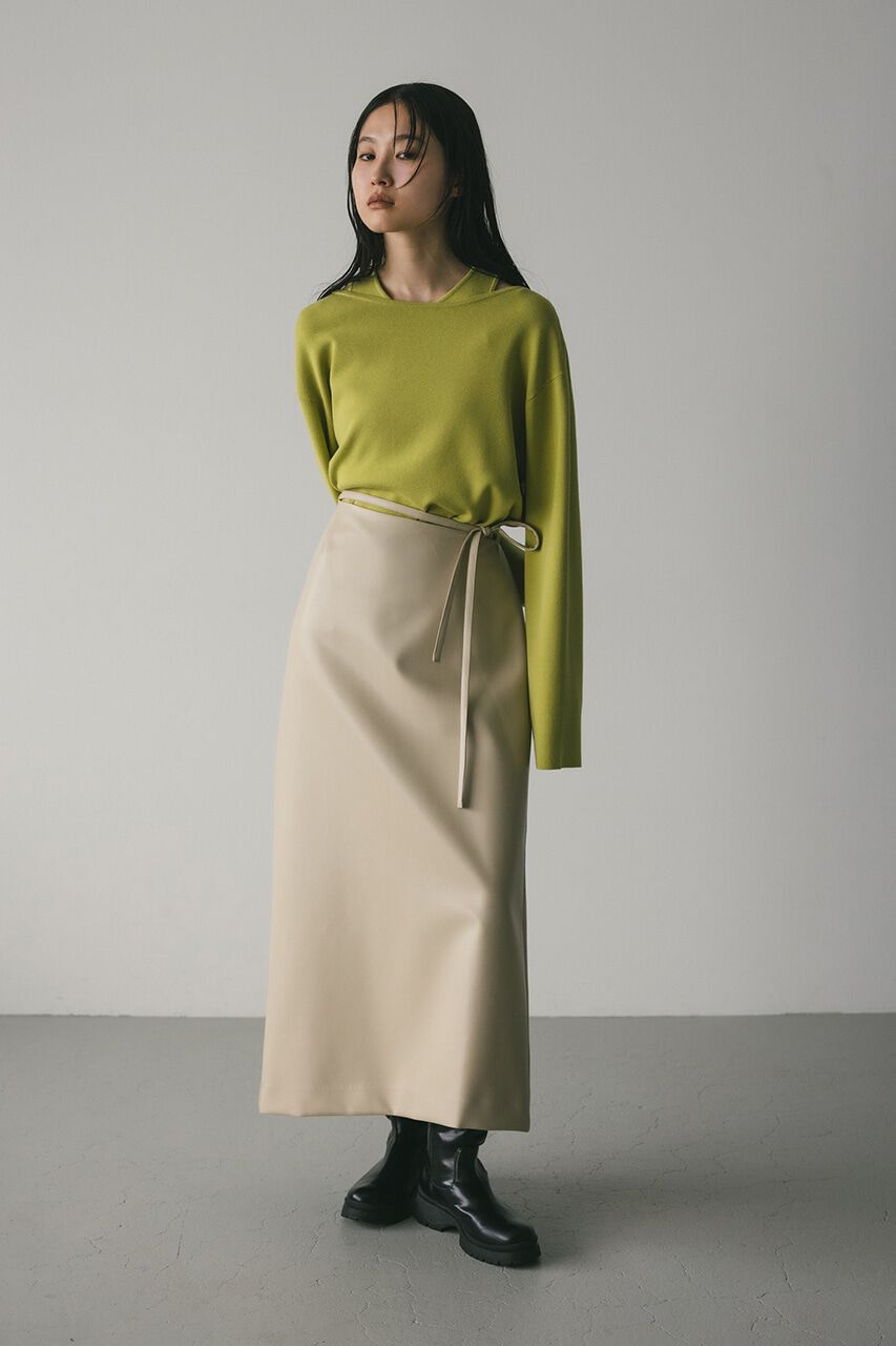 STYLEMIXER「ウォッシャブルアメスリレイヤードニット」|ニット・セーター|